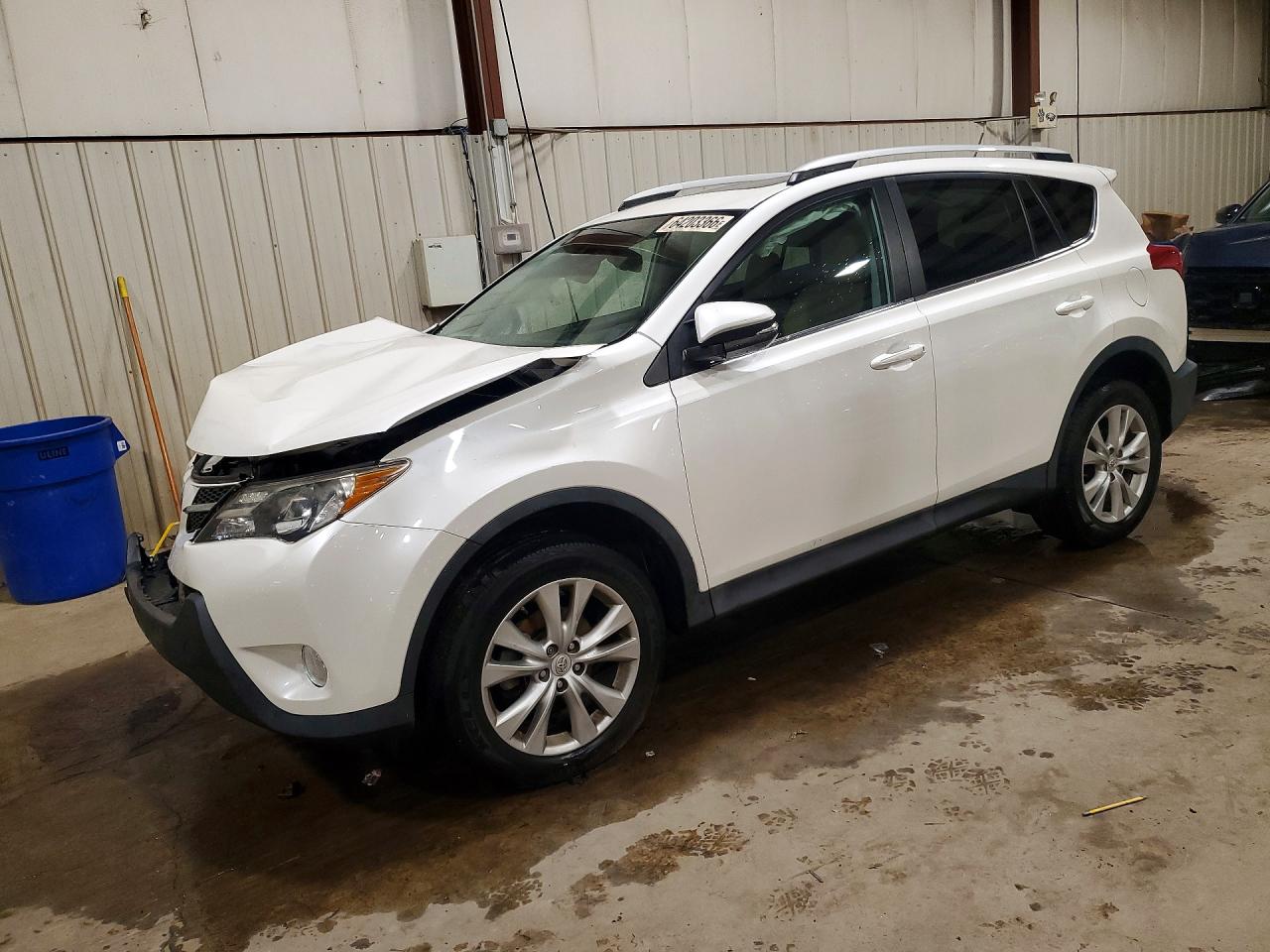 2014 Toyota Rav4 Limited Белый vin: 2T3DFREV3EW138787