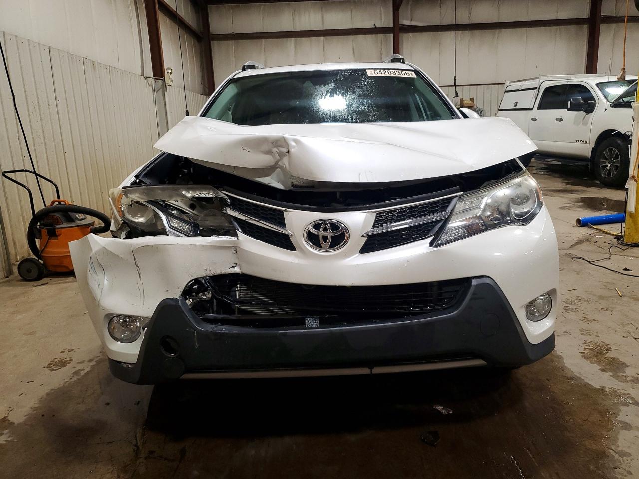 2014 Toyota Rav4 Limited White vin: 2T3DFREV3EW138787