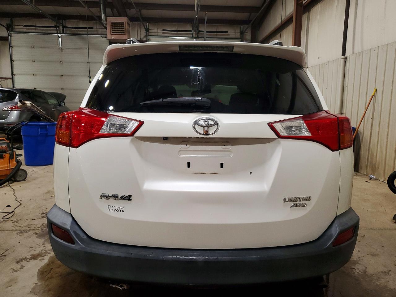 2014 Toyota Rav4 Limited White vin: 2T3DFREV3EW138787