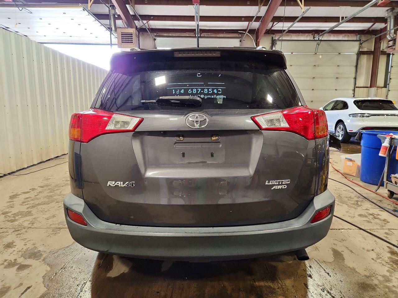 2014 Toyota Rav4 Limited Серый vin: 2T3DFREV3EW143973