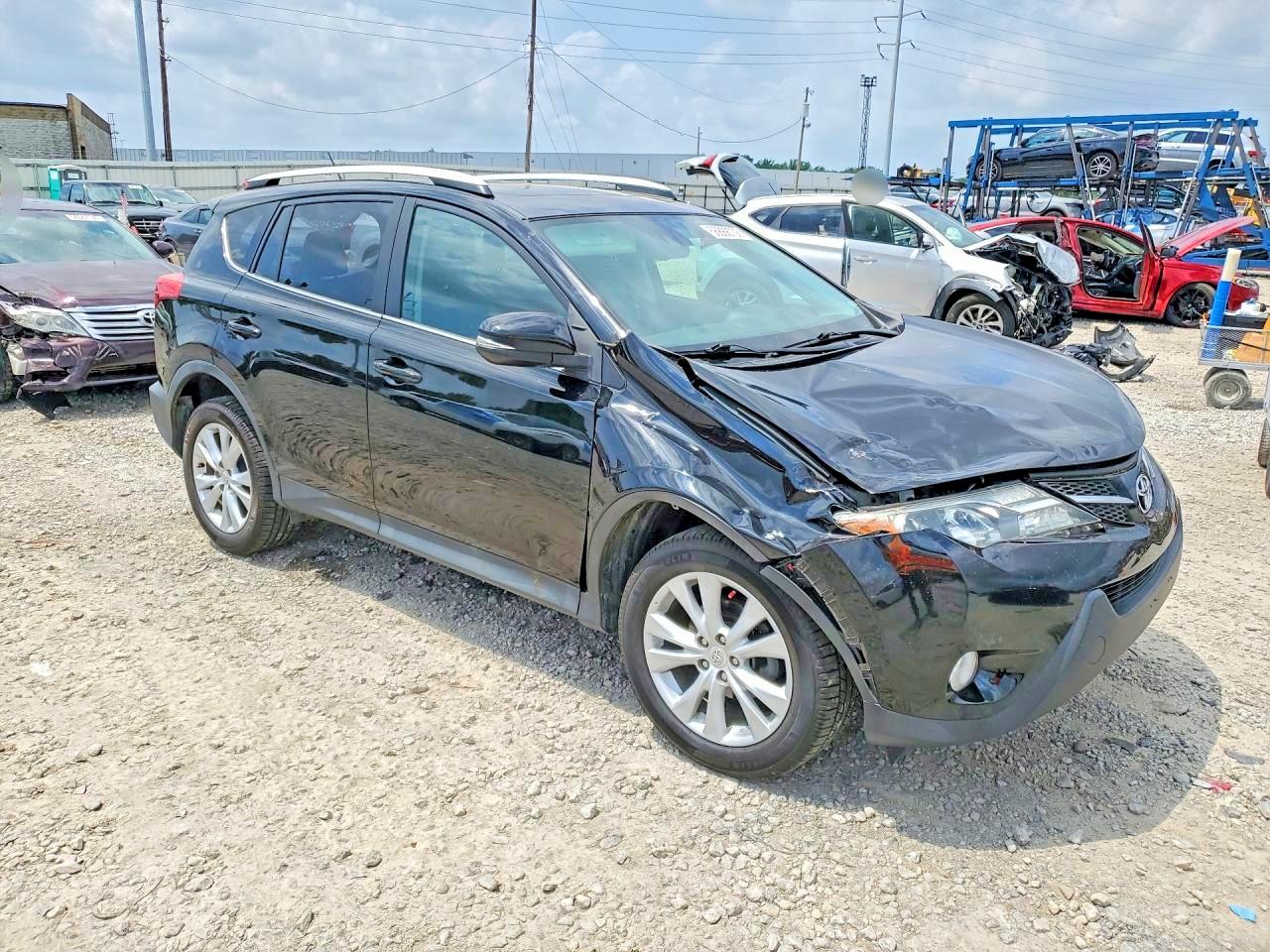 2014 Toyota Rav4 Limited Черный vin: 2T3DFREV3EW159509