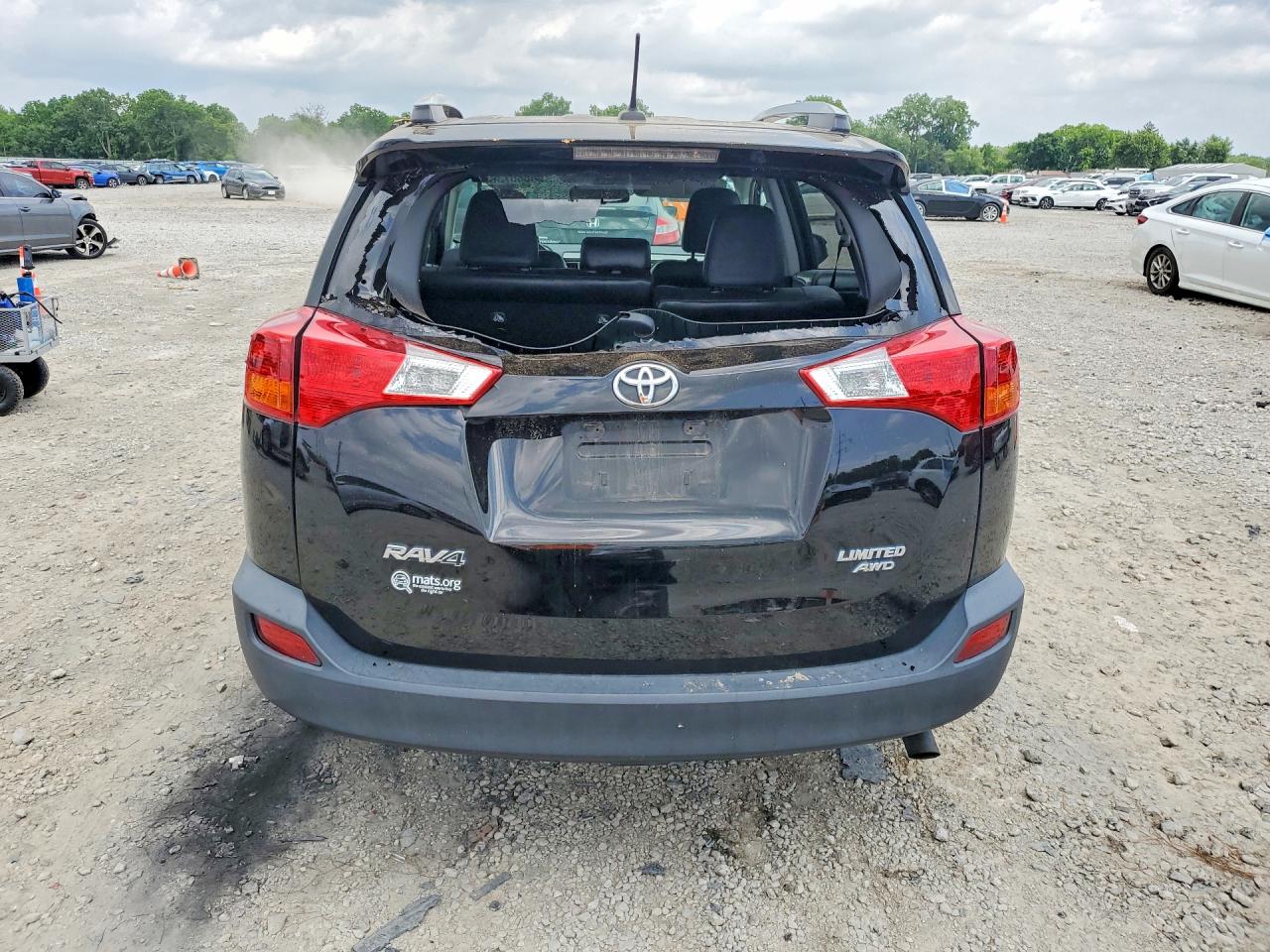 2014 Toyota Rav4 Limited Черный vin: 2T3DFREV3EW159509
