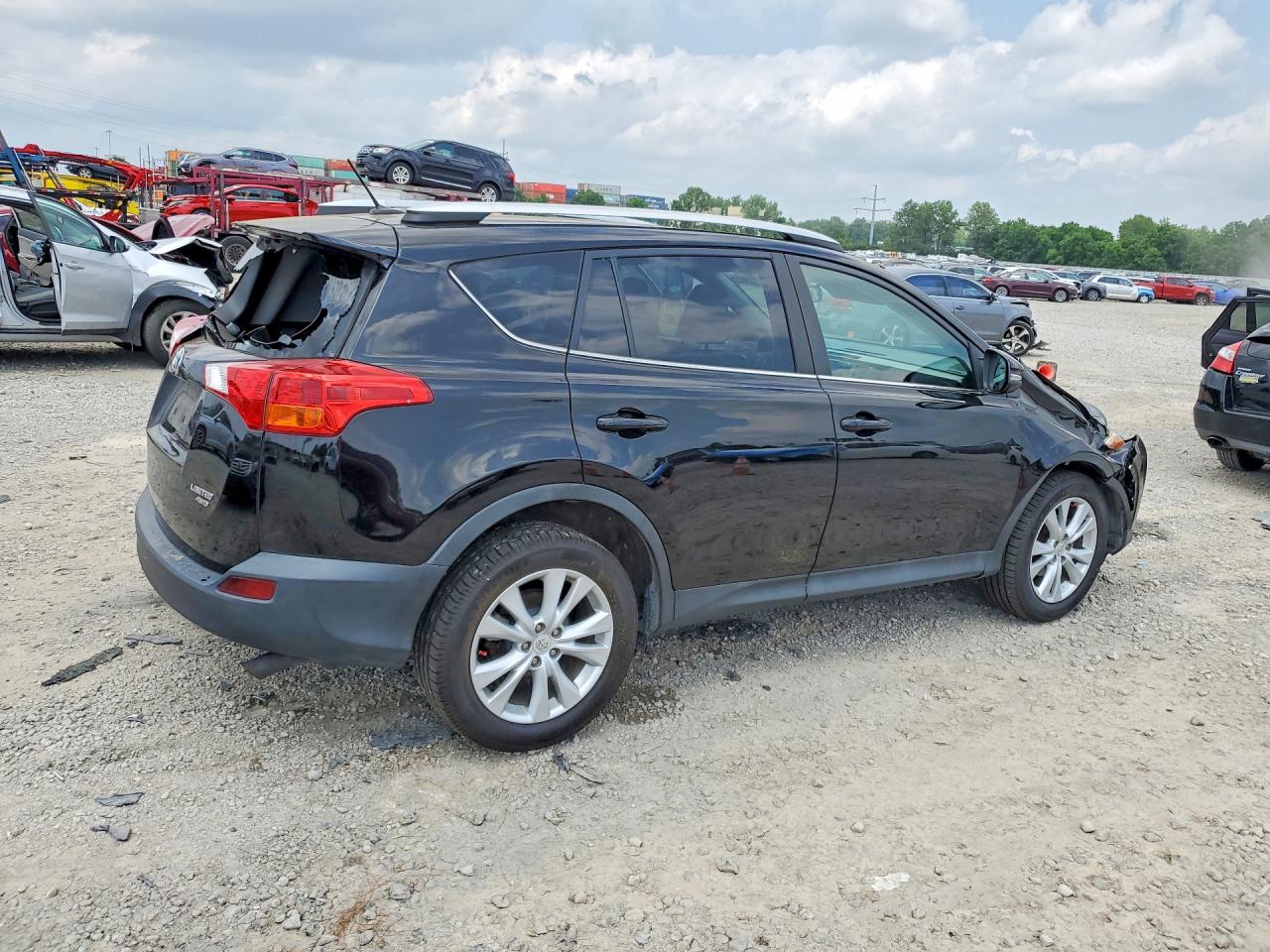 2014 Toyota Rav4 Limited Черный vin: 2T3DFREV3EW159509