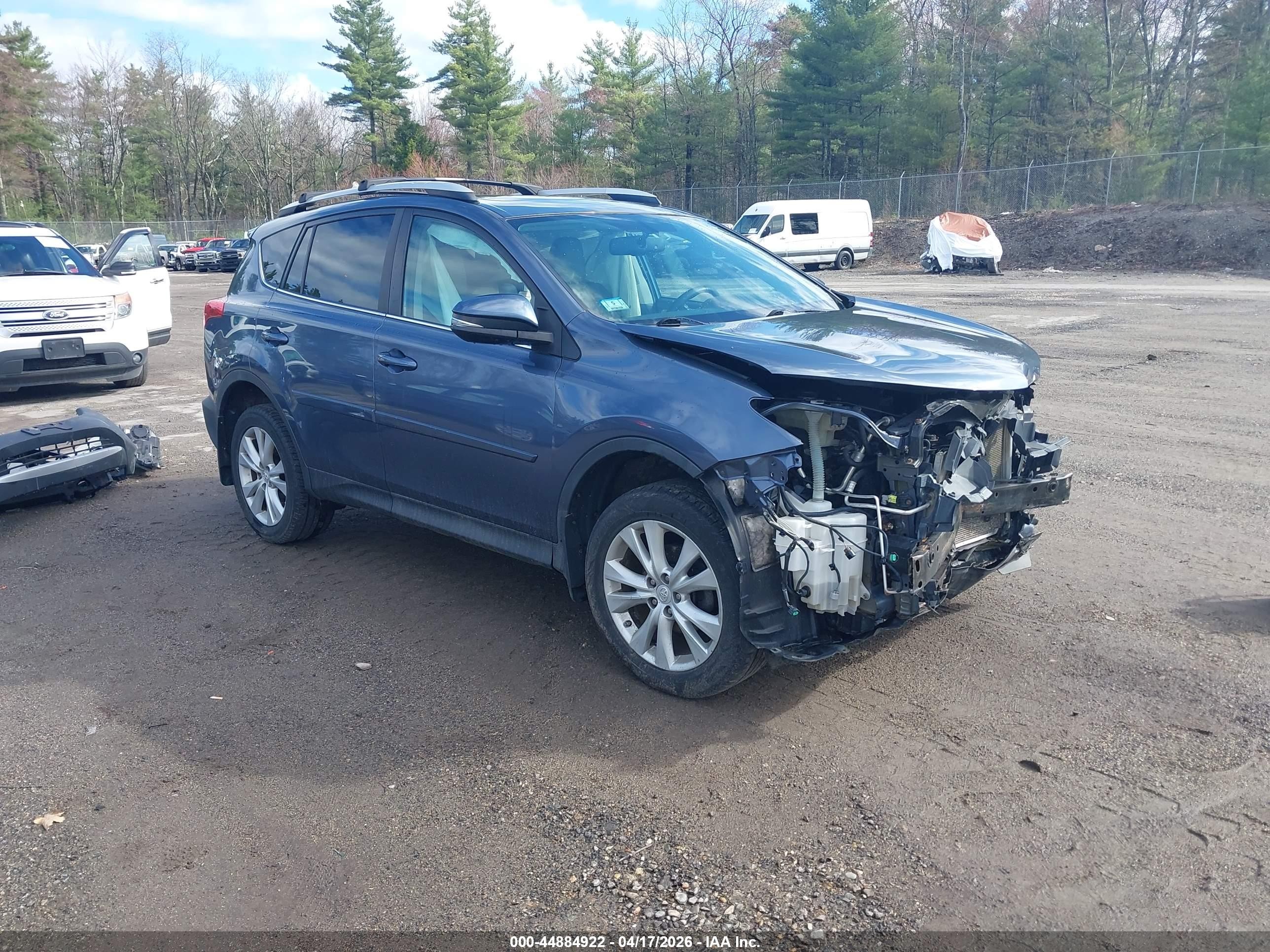 2014 Toyota Rav4 Limited Серый vin: 2T3DFREV3EW174141