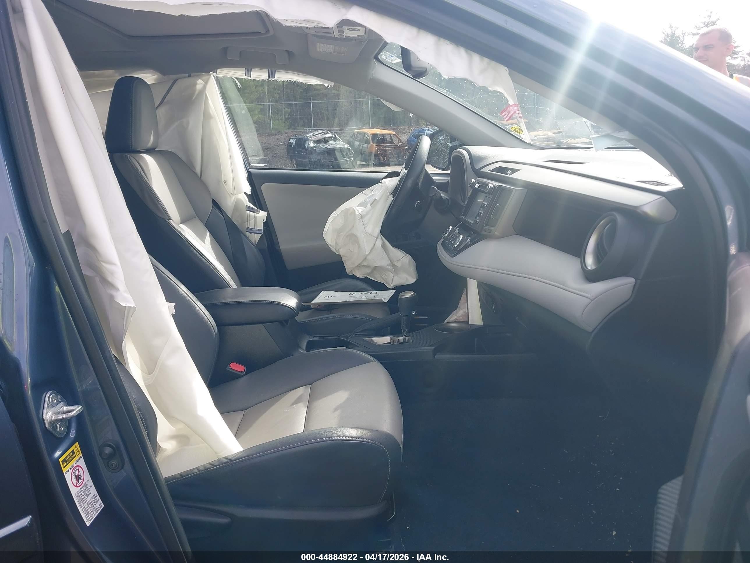 2014 Toyota Rav4 Limited Серый vin: 2T3DFREV3EW174141