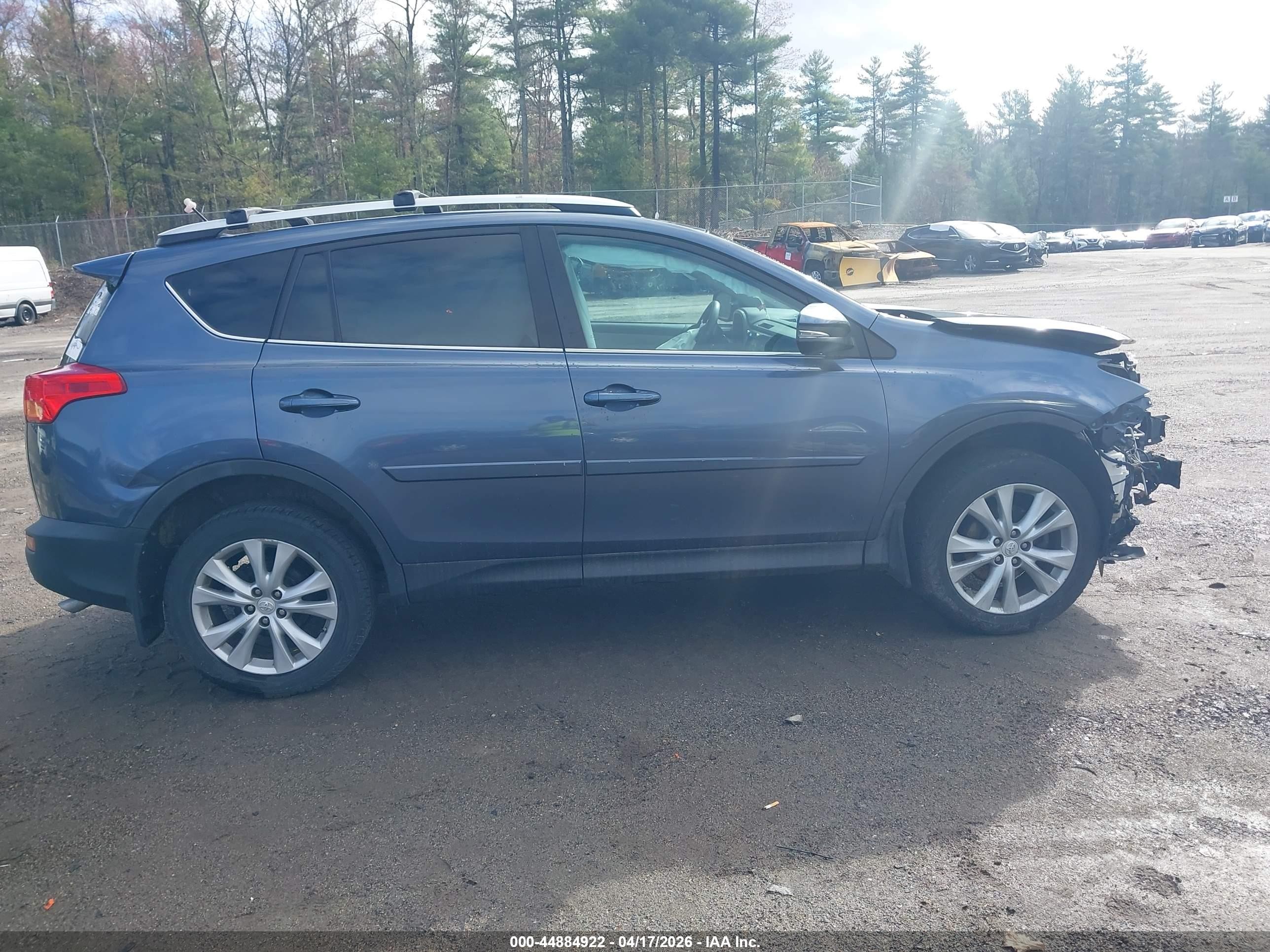 2014 Toyota Rav4 Limited Серый vin: 2T3DFREV3EW174141
