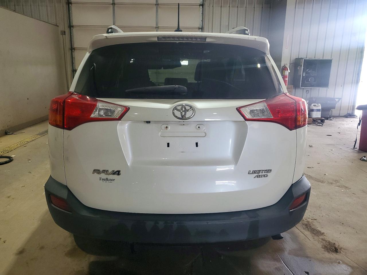 2014 Toyota Rav4 Limited White vin: 2T3DFREV3EW175659
