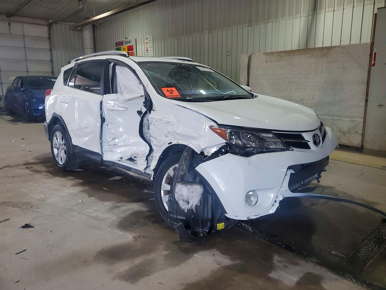 2014 Toyota Rav4 Limited White vin: 2T3DFREV3EW175659