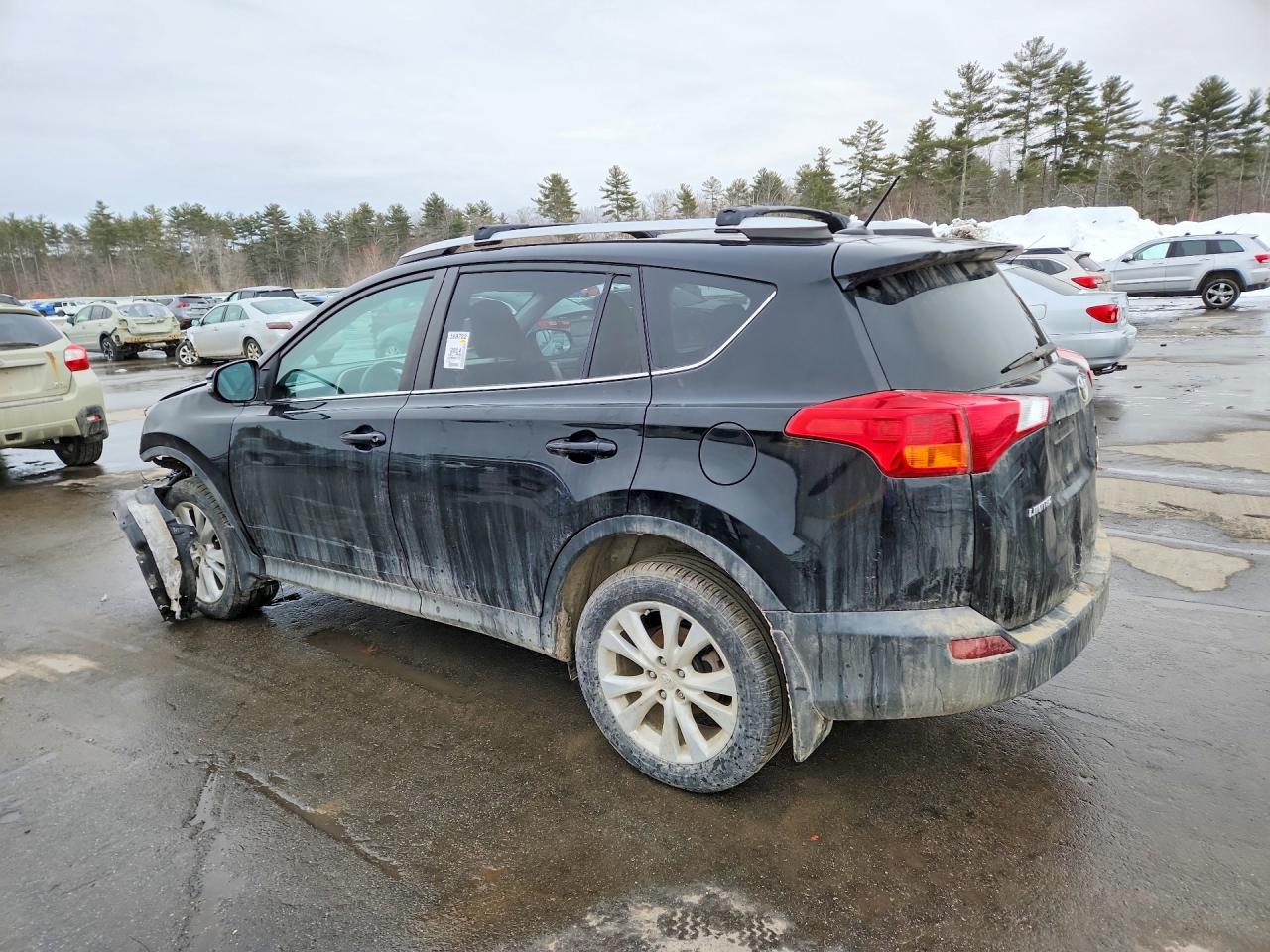 2014 Toyota Rav4 Limited Black vin: 2T3DFREV3EW191795
