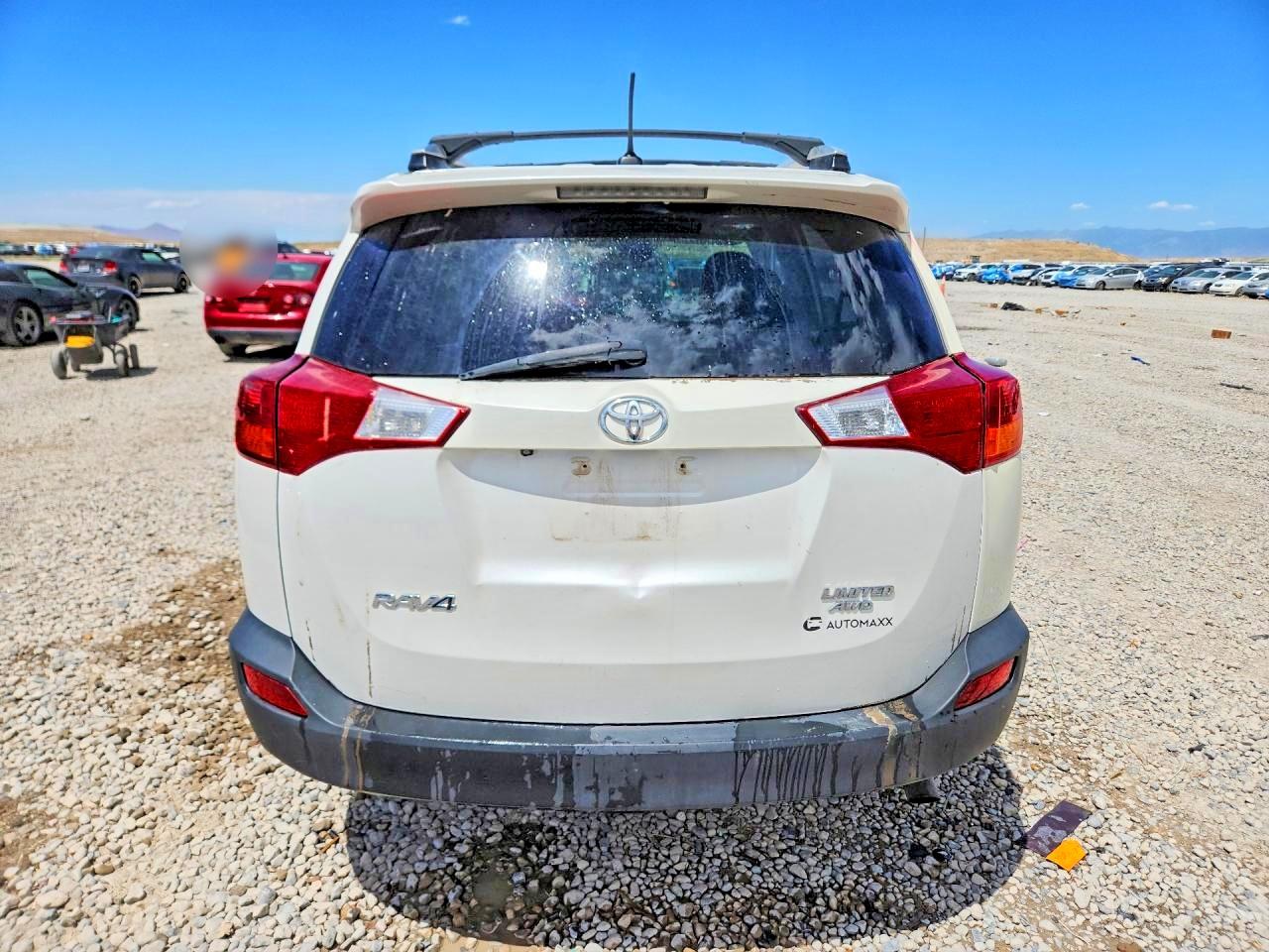 2014 Toyota Rav4 Limited White vin: 2T3DFREV3EW209227