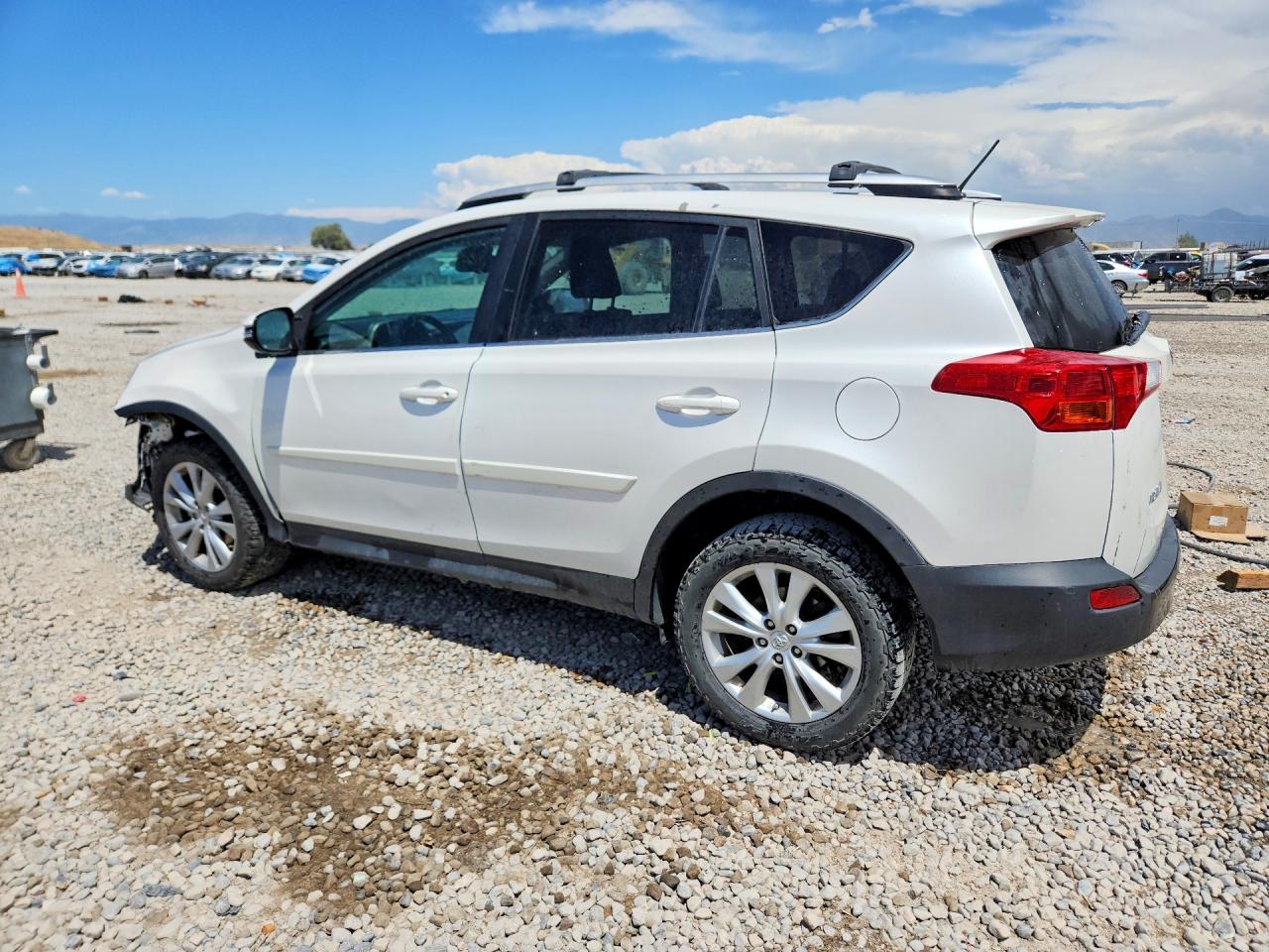 2014 Toyota Rav4 Limited White vin: 2T3DFREV3EW209227