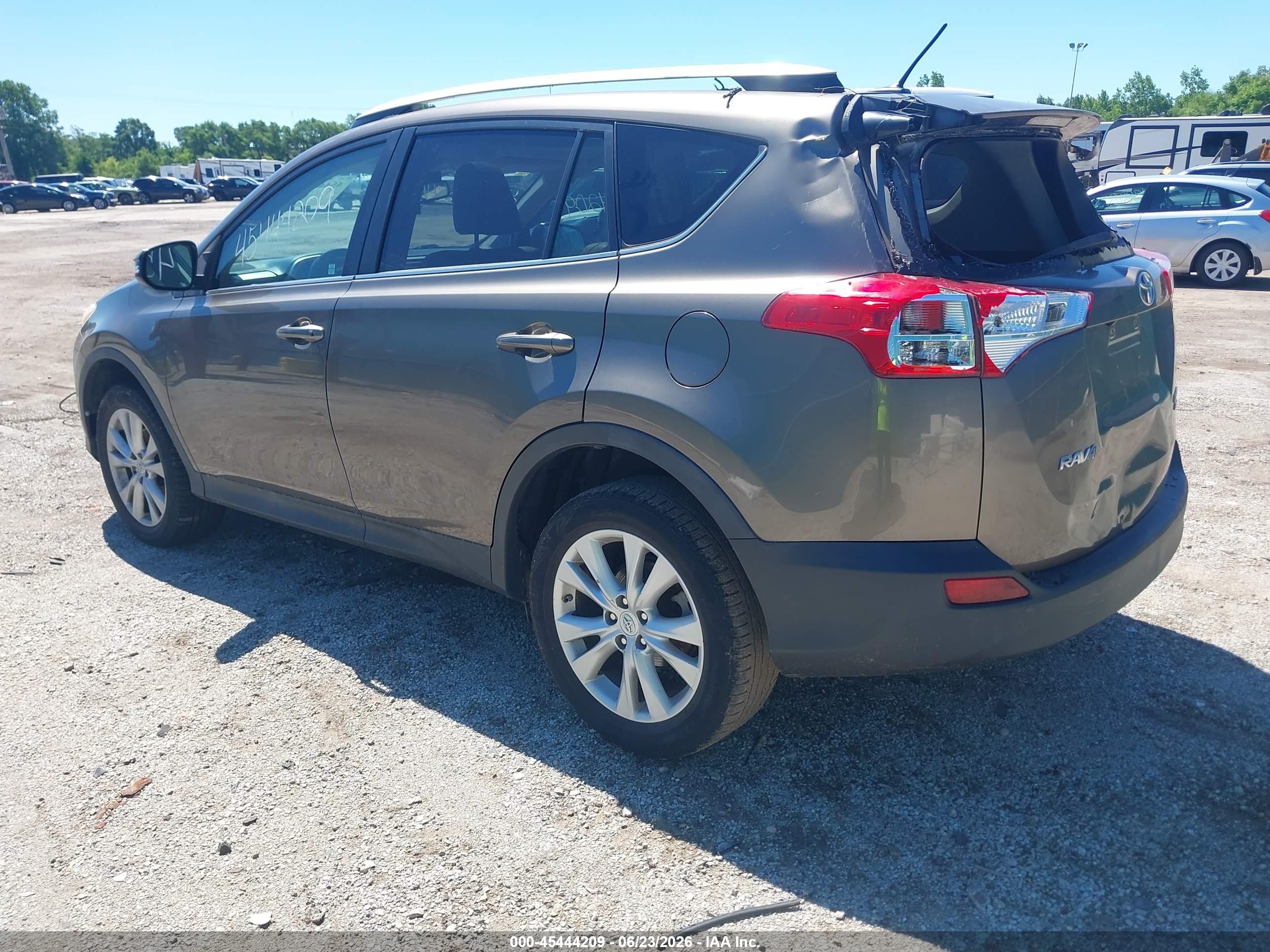 2014 Toyota Rav4 Limited Brown vin: 2T3DFREV3EW226576