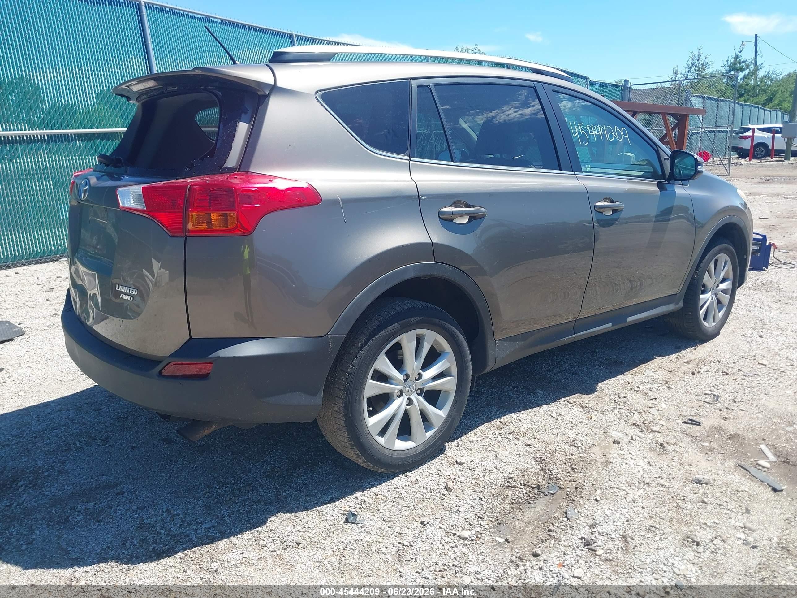 2014 Toyota Rav4 Limited Brown vin: 2T3DFREV3EW226576