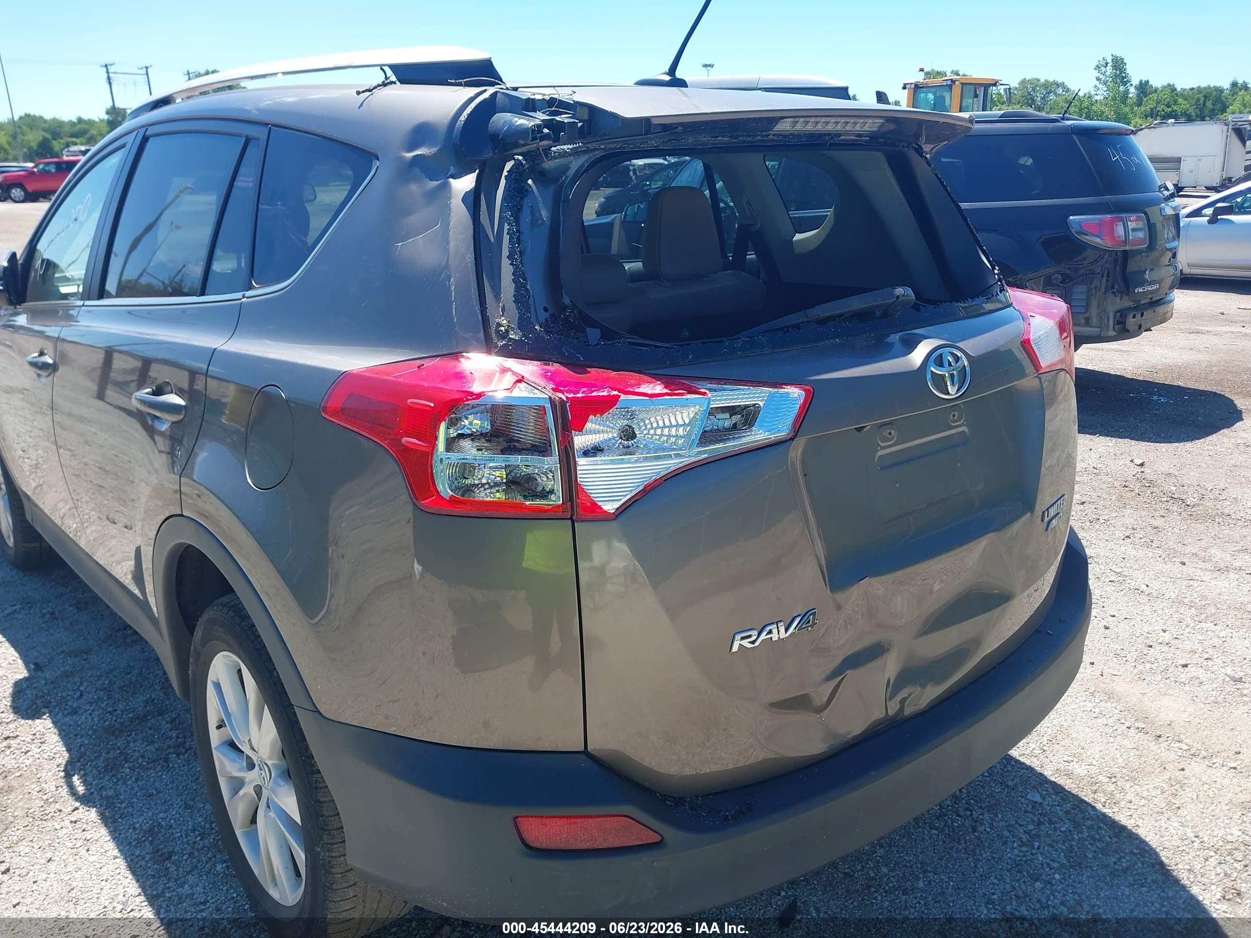2014 Toyota Rav4 Limited Brown vin: 2T3DFREV3EW226576