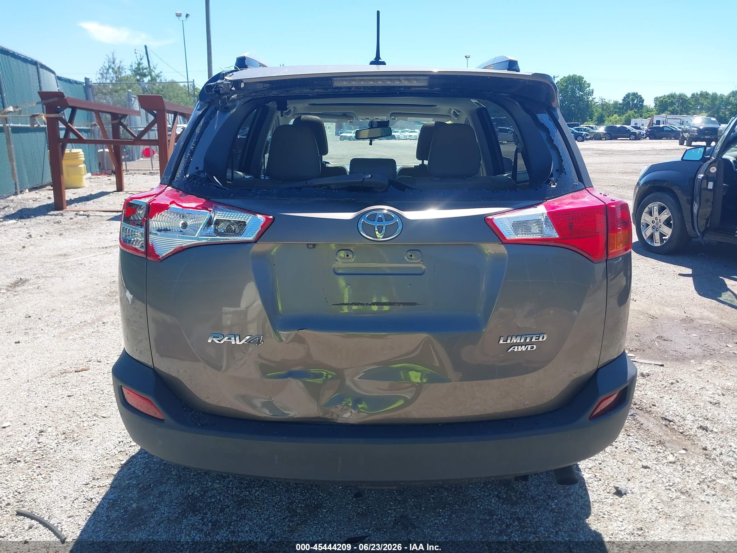2014 Toyota Rav4 Limited Brown vin: 2T3DFREV3EW226576