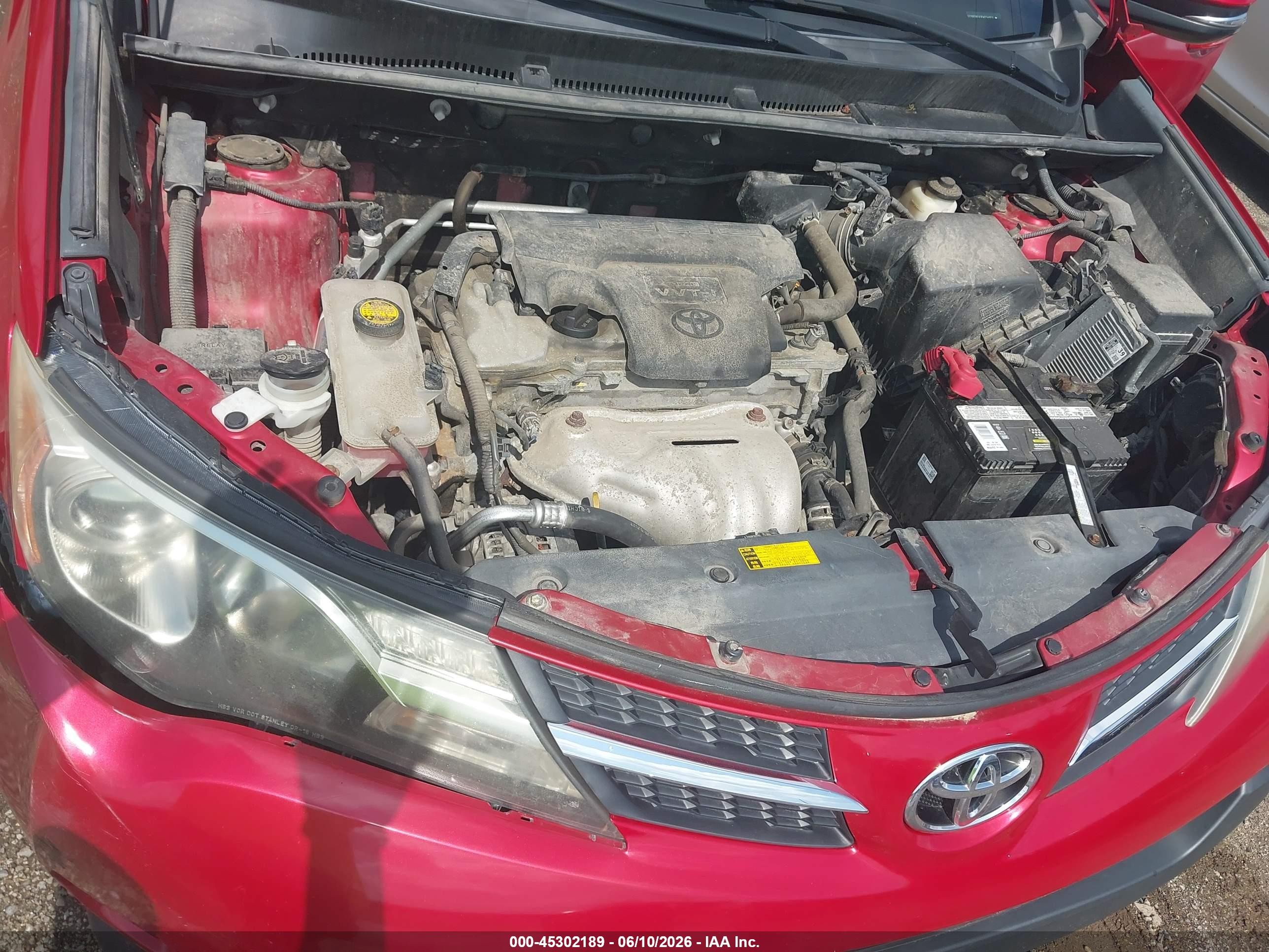 2015 Toyota Rav4 Limited Red vin: 2T3DFREV3FW234971