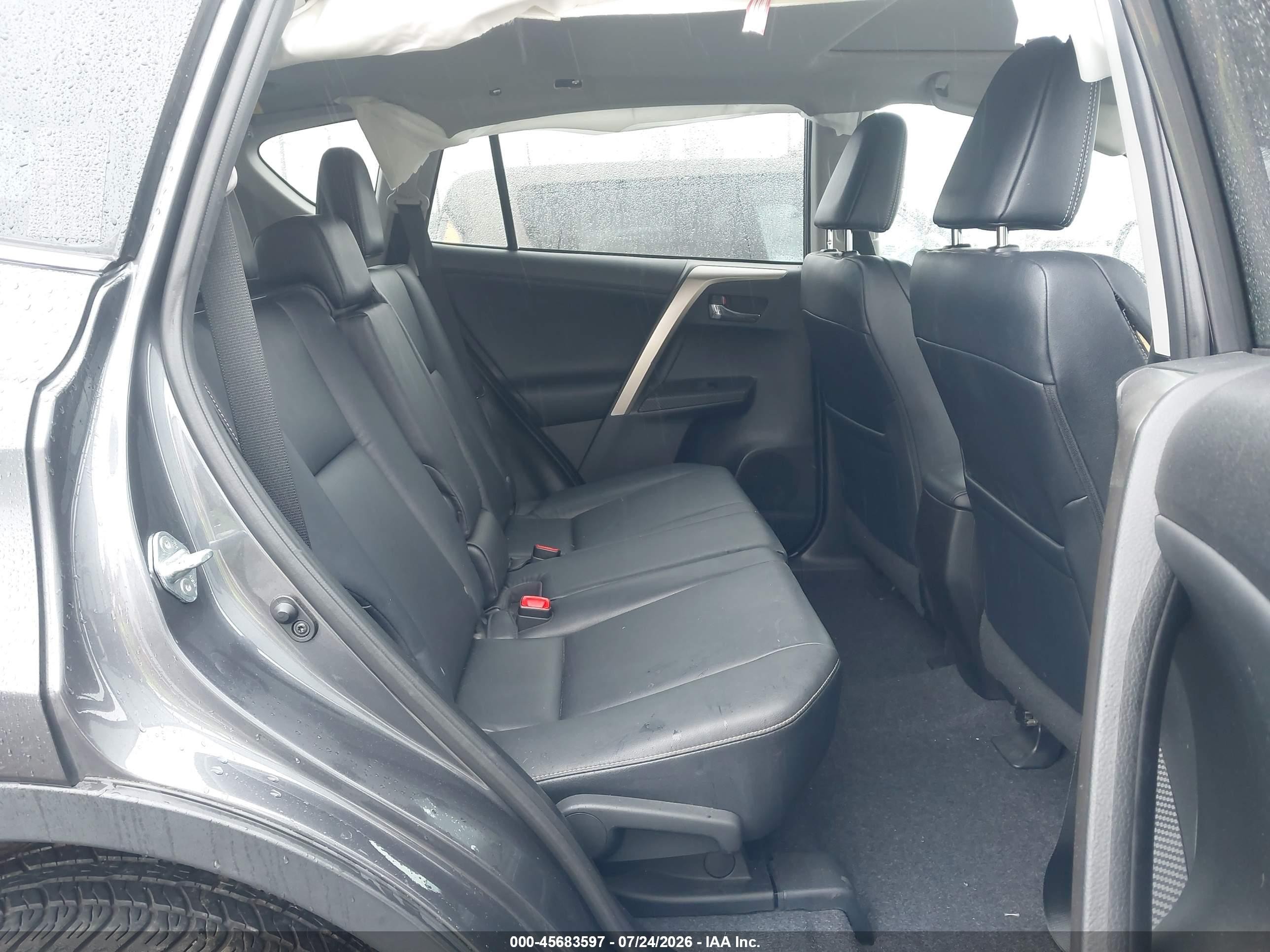 2015 Toyota Rav4 Limited Серый vin: 2T3DFREV3FW265881
