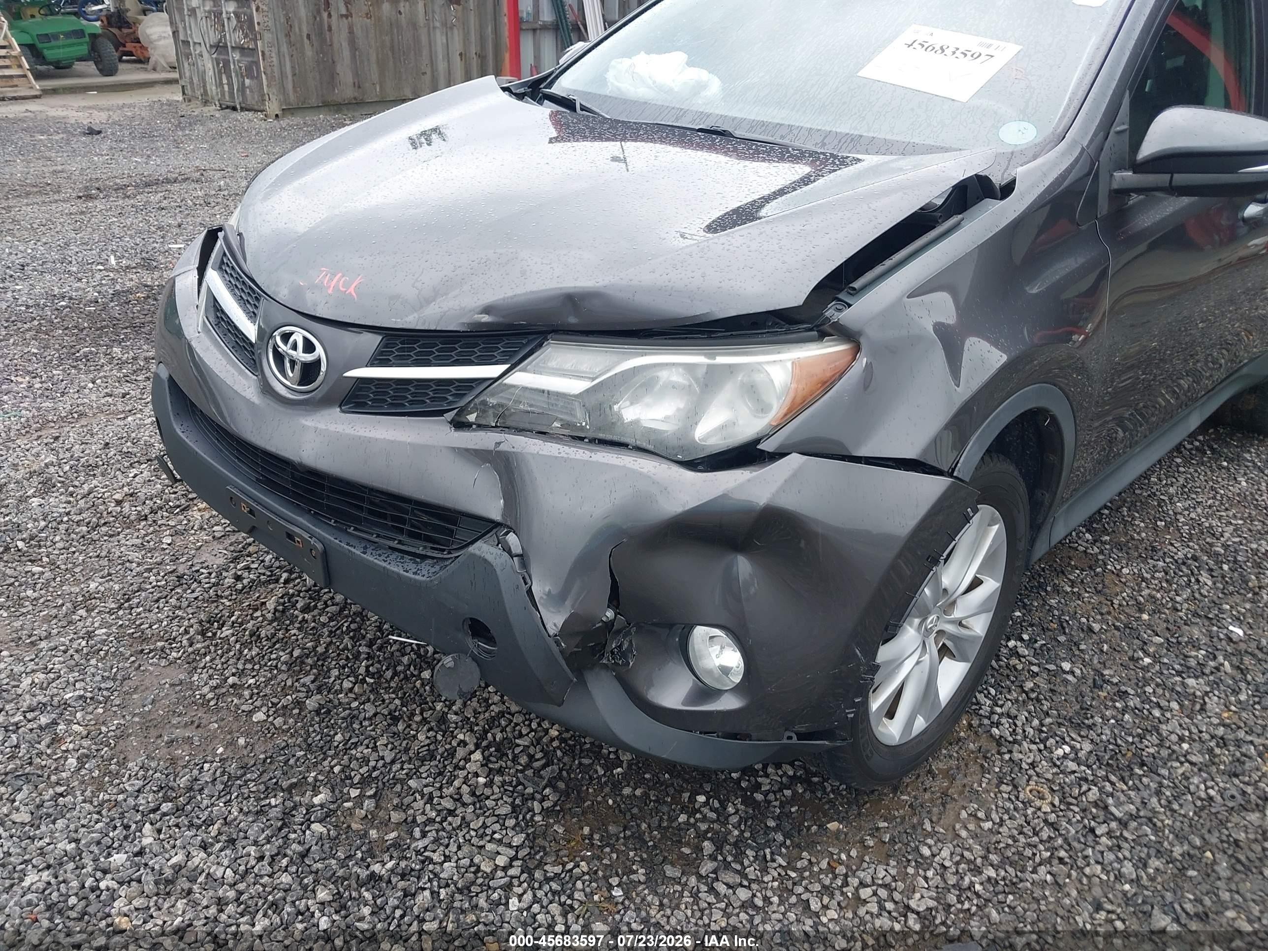 2015 Toyota Rav4 Limited Серый vin: 2T3DFREV3FW265881