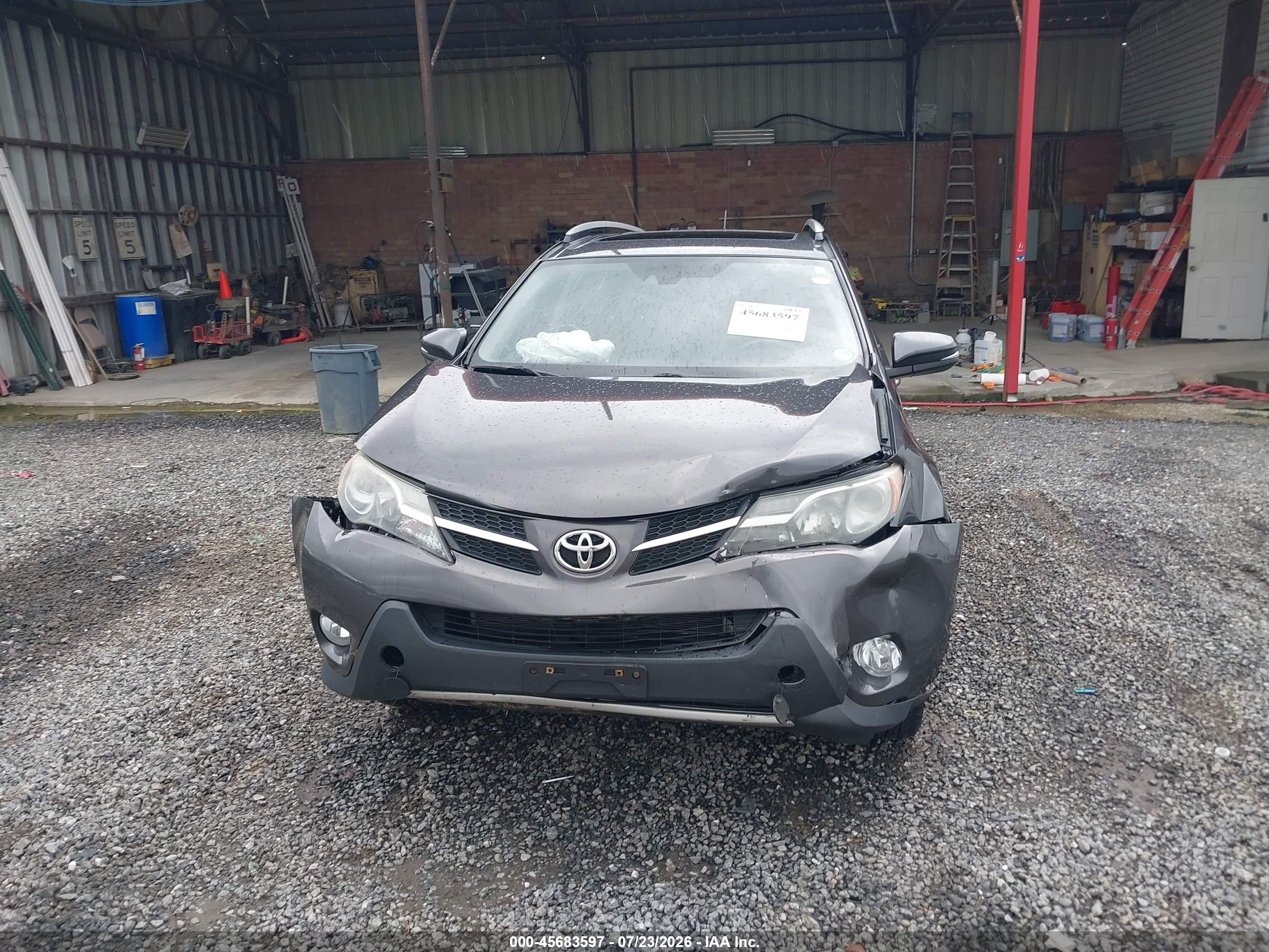 2015 Toyota Rav4 Limited Серый vin: 2T3DFREV3FW265881