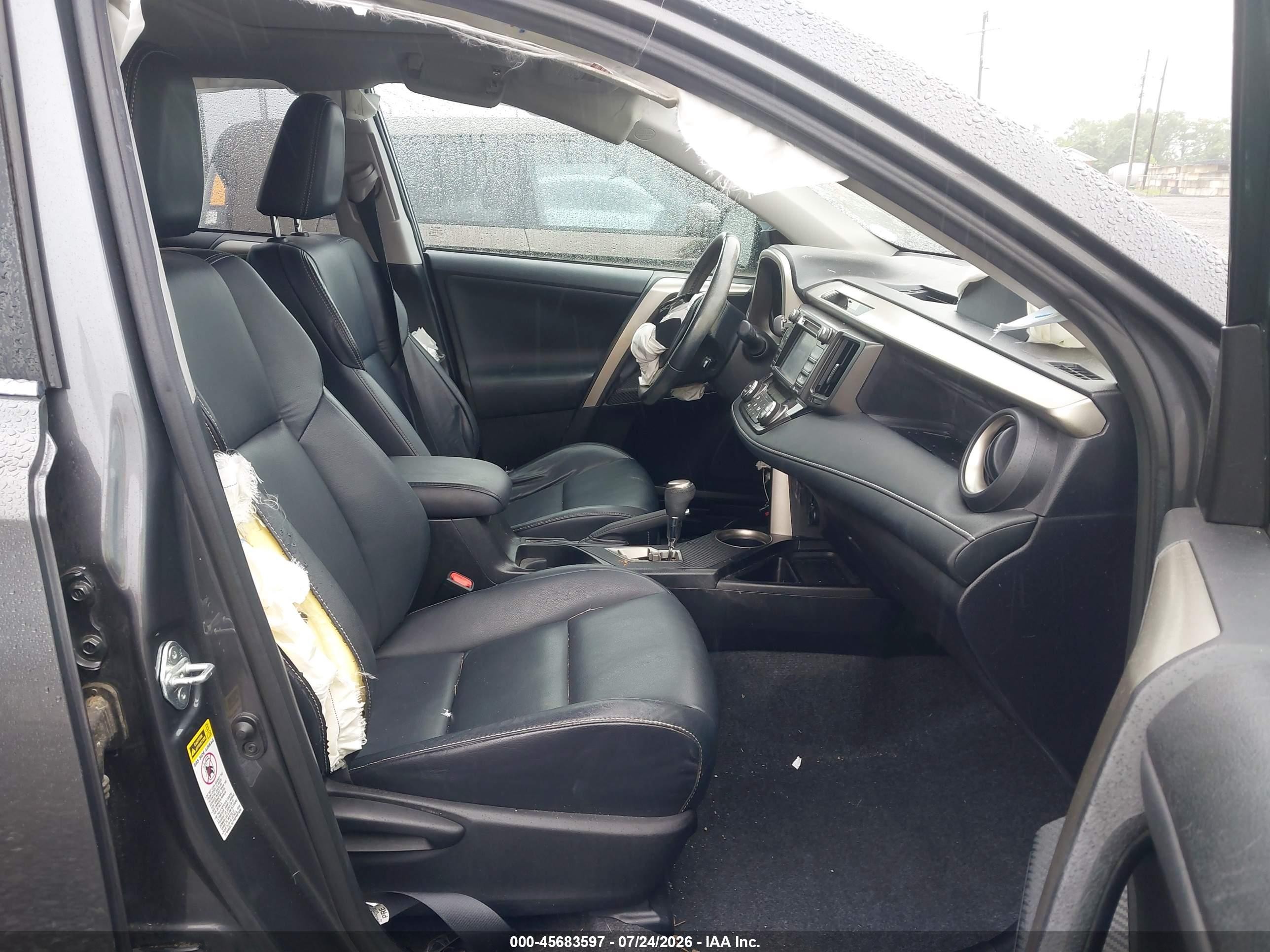 2015 Toyota Rav4 Limited Серый vin: 2T3DFREV3FW265881