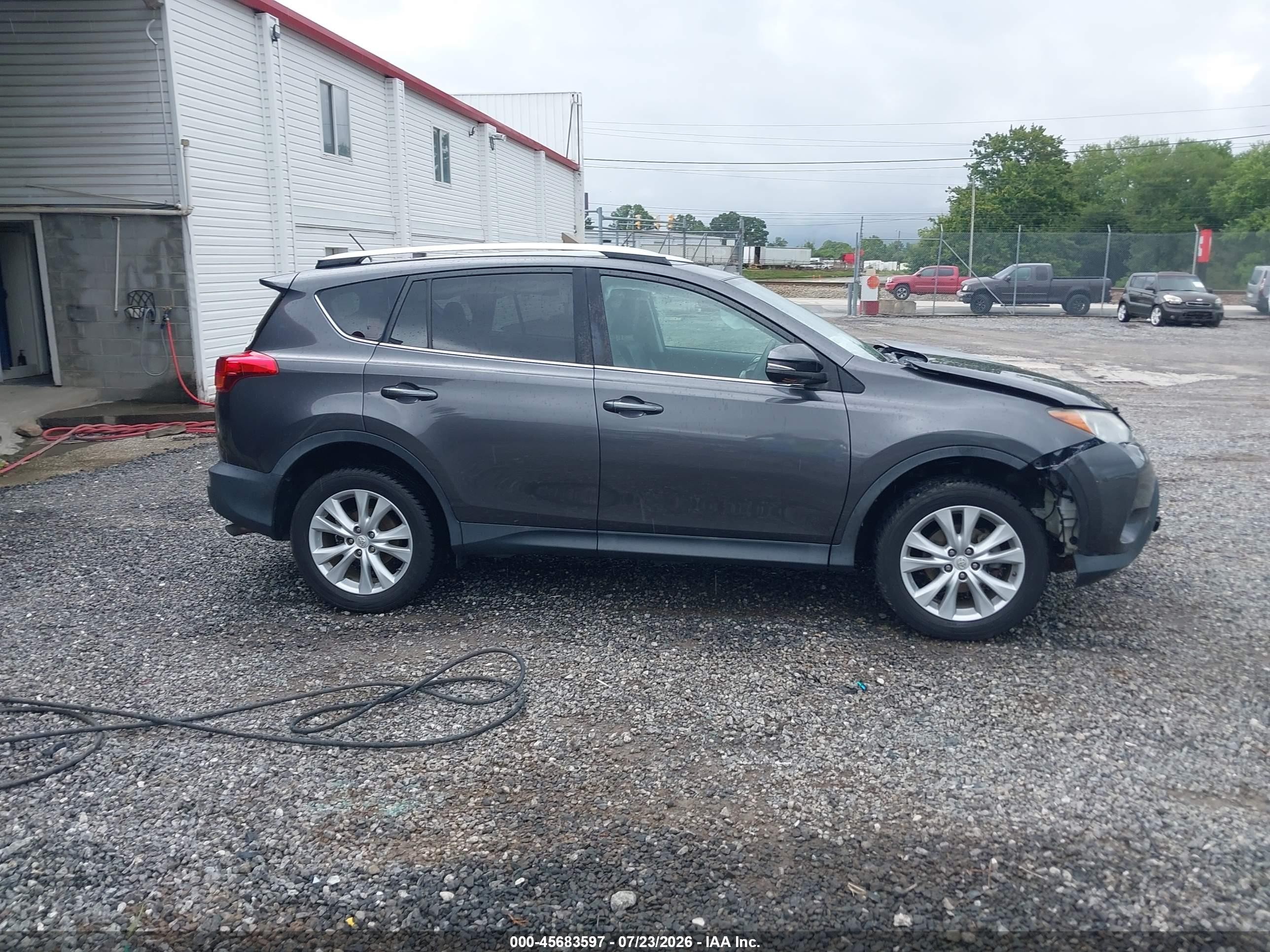 2015 Toyota Rav4 Limited Серый vin: 2T3DFREV3FW265881