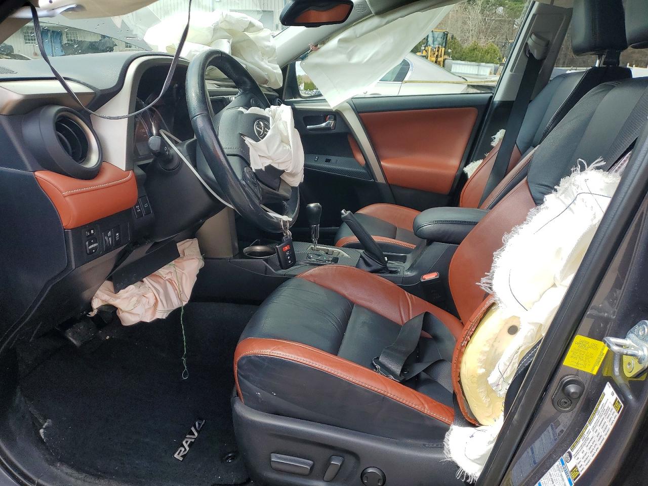 2015 Toyota Rav4 Limited Charcoal vin: 2T3DFREV3FW319499