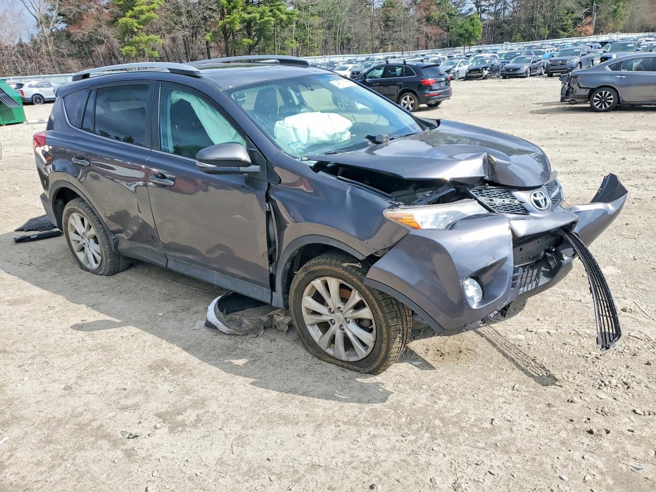 2015 Toyota Rav4 Limited Charcoal vin: 2T3DFREV3FW319499