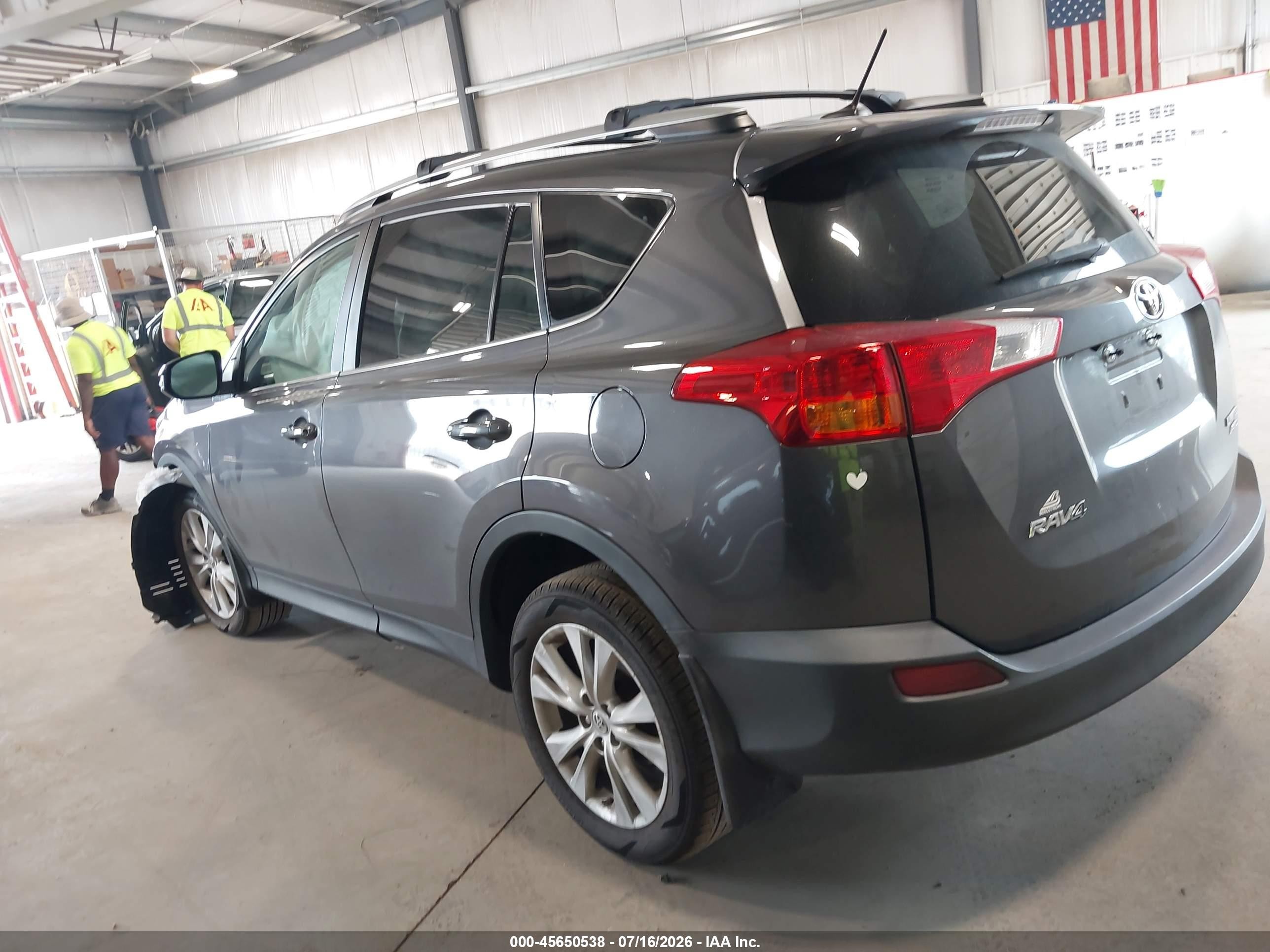 2015 Toyota Rav4 Limited Gray vin: 2T3DFREV3FW359968