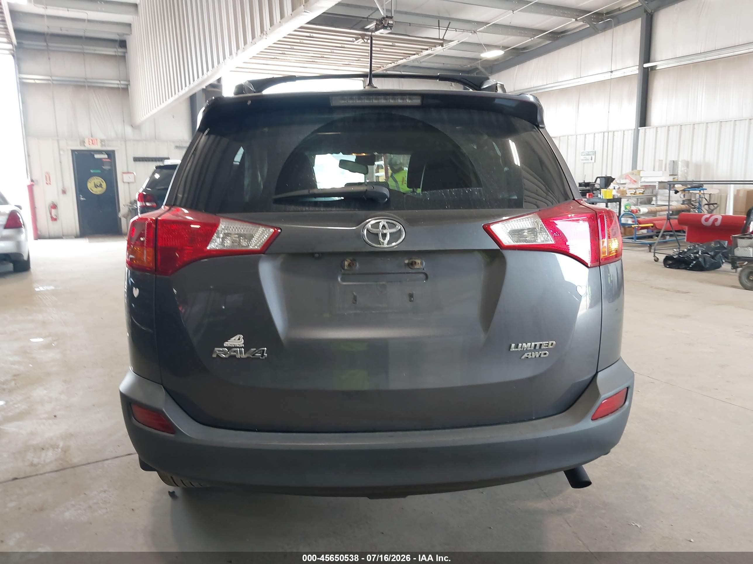 2015 Toyota Rav4 Limited Gray vin: 2T3DFREV3FW359968