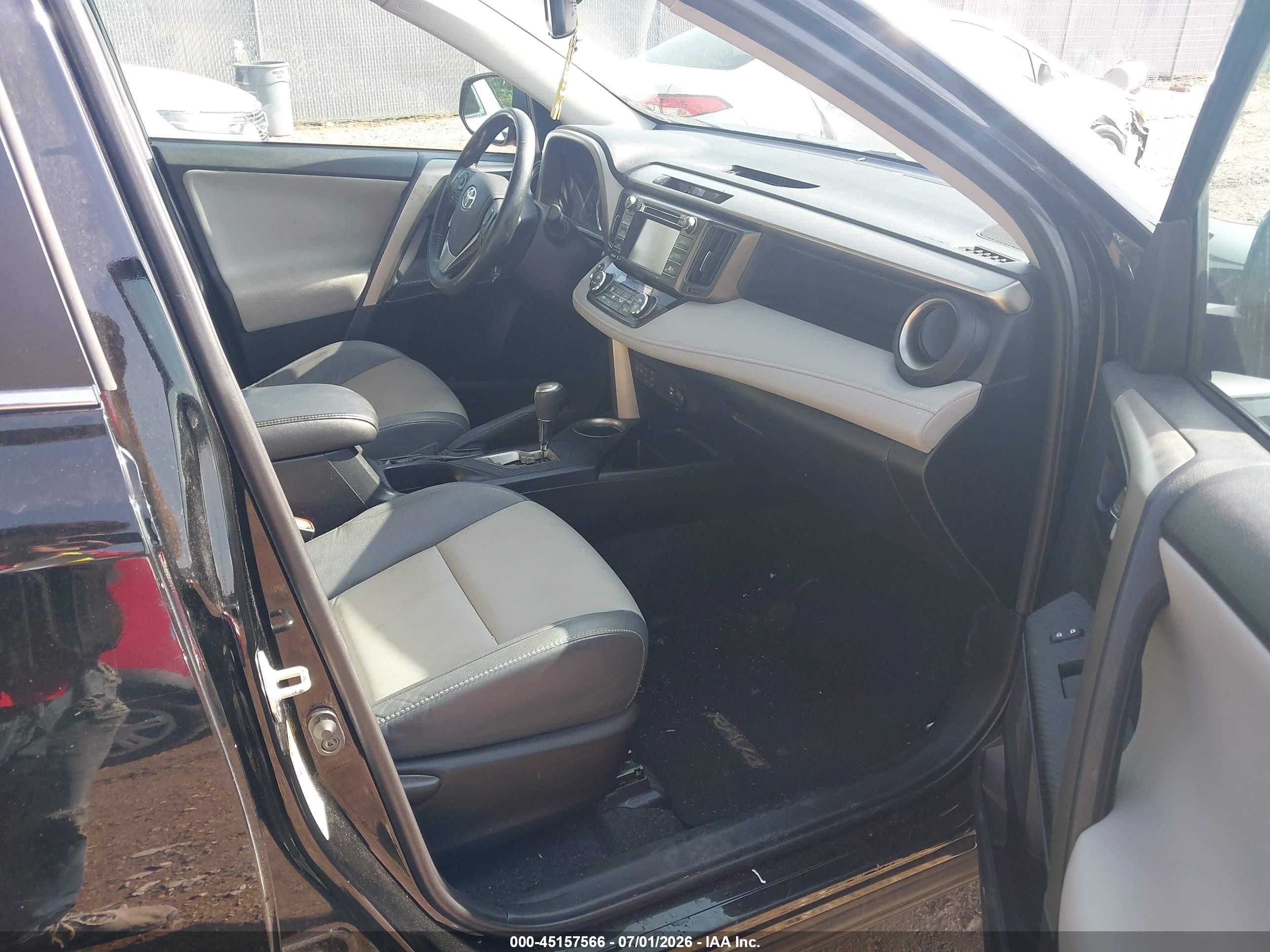 2015 Toyota Rav4 Limited Black vin: 2T3DFREV3FW374714