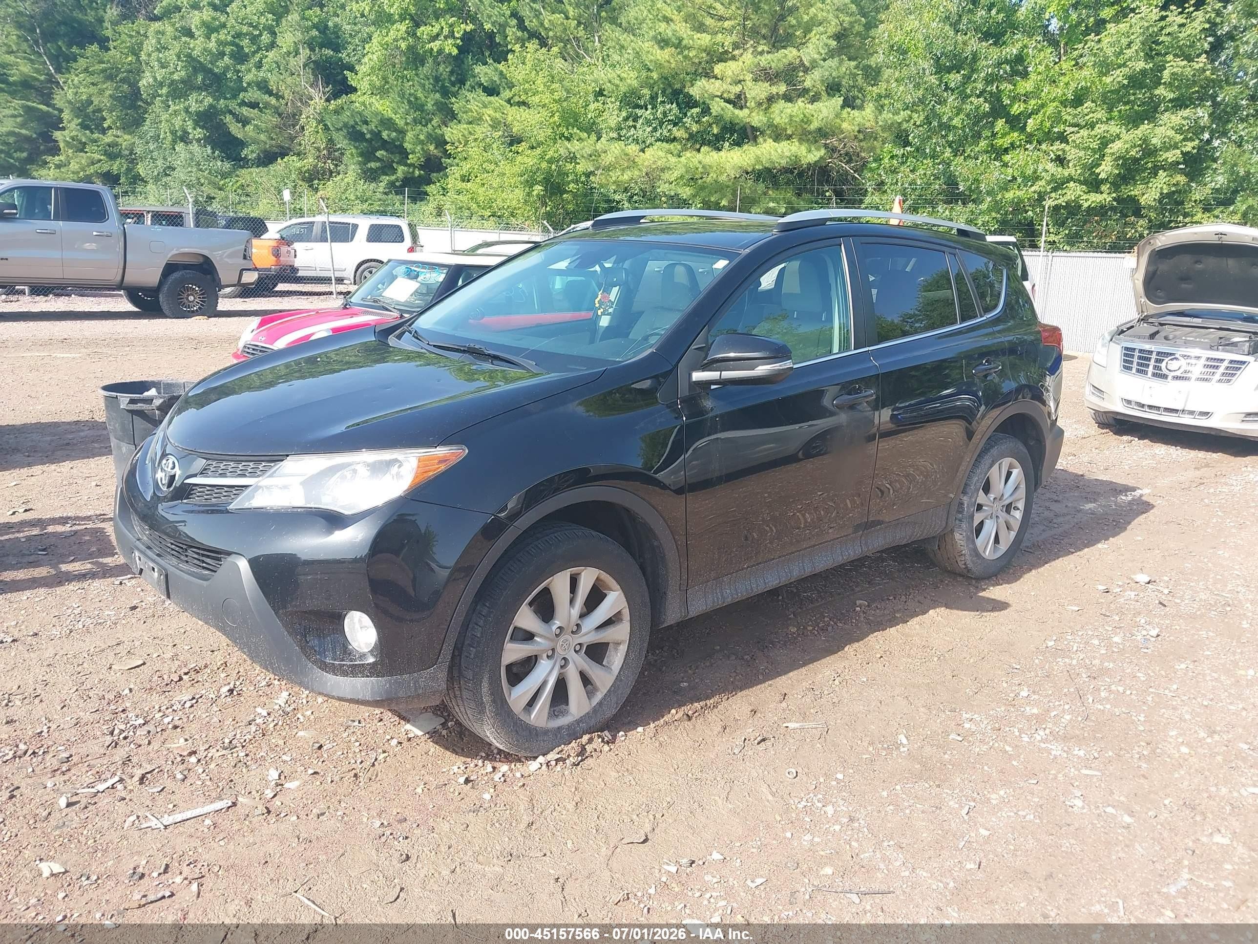 2015 Toyota Rav4 Limited Black vin: 2T3DFREV3FW374714
