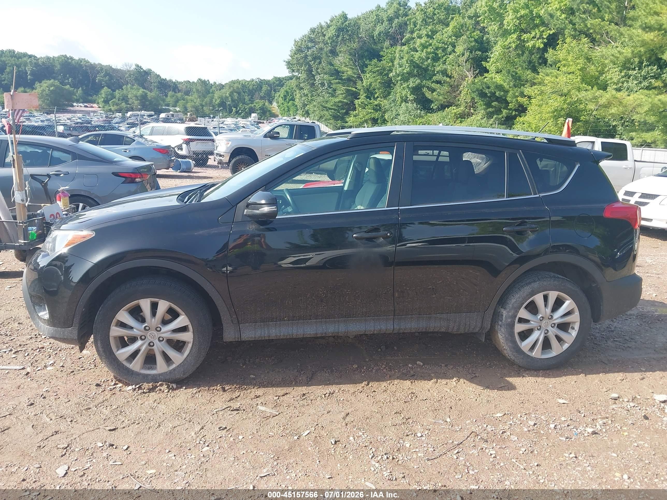 2015 Toyota Rav4 Limited Black vin: 2T3DFREV3FW374714
