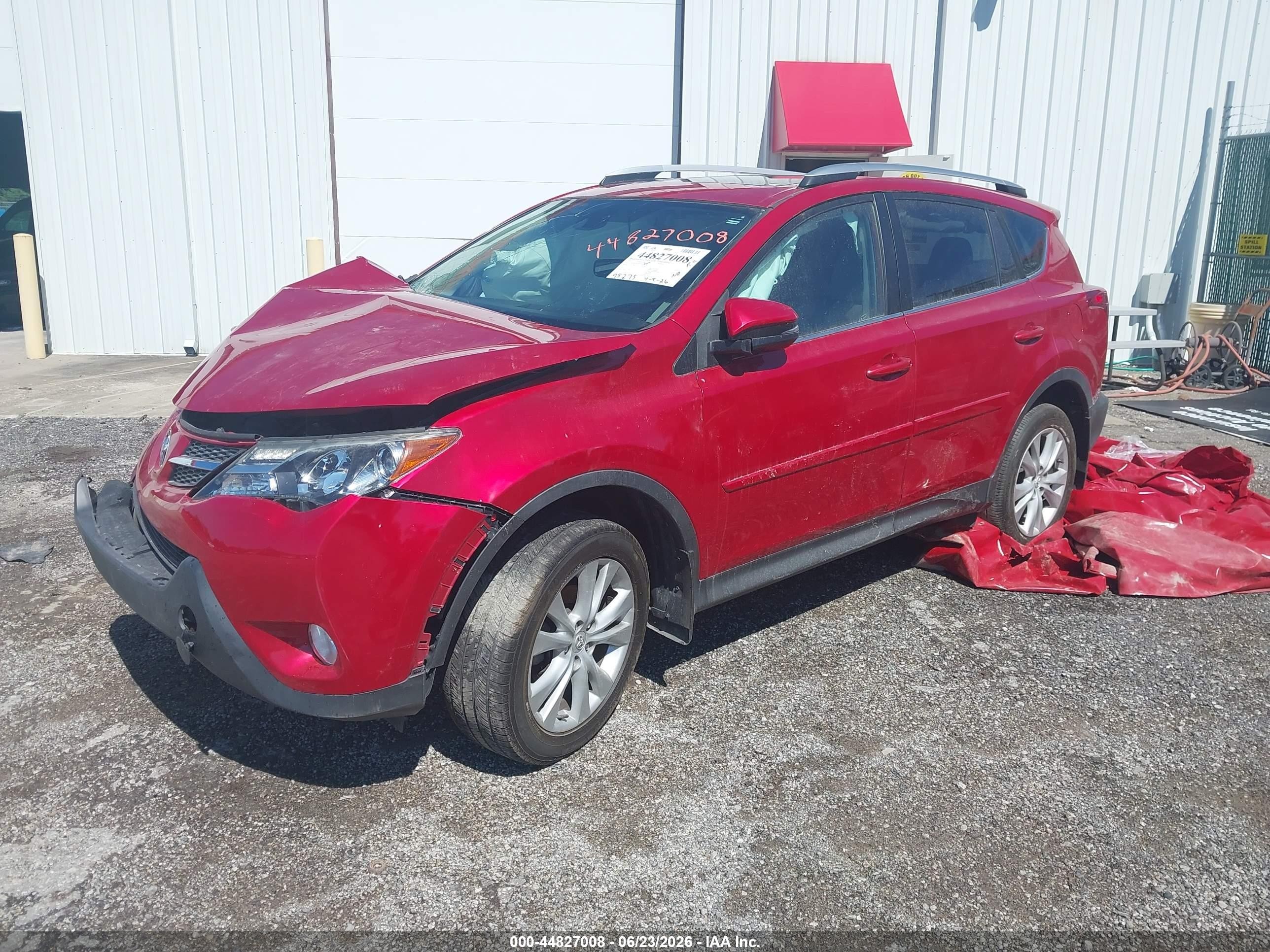 2015 Toyota Rav4 Limited Maroon vin: 2T3DFREV3FW407629