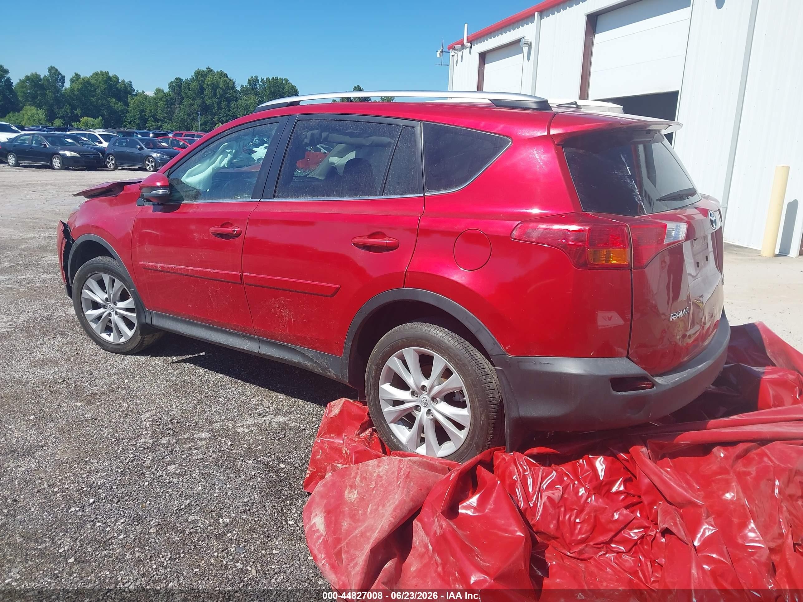 2015 Toyota Rav4 Limited Maroon vin: 2T3DFREV3FW407629