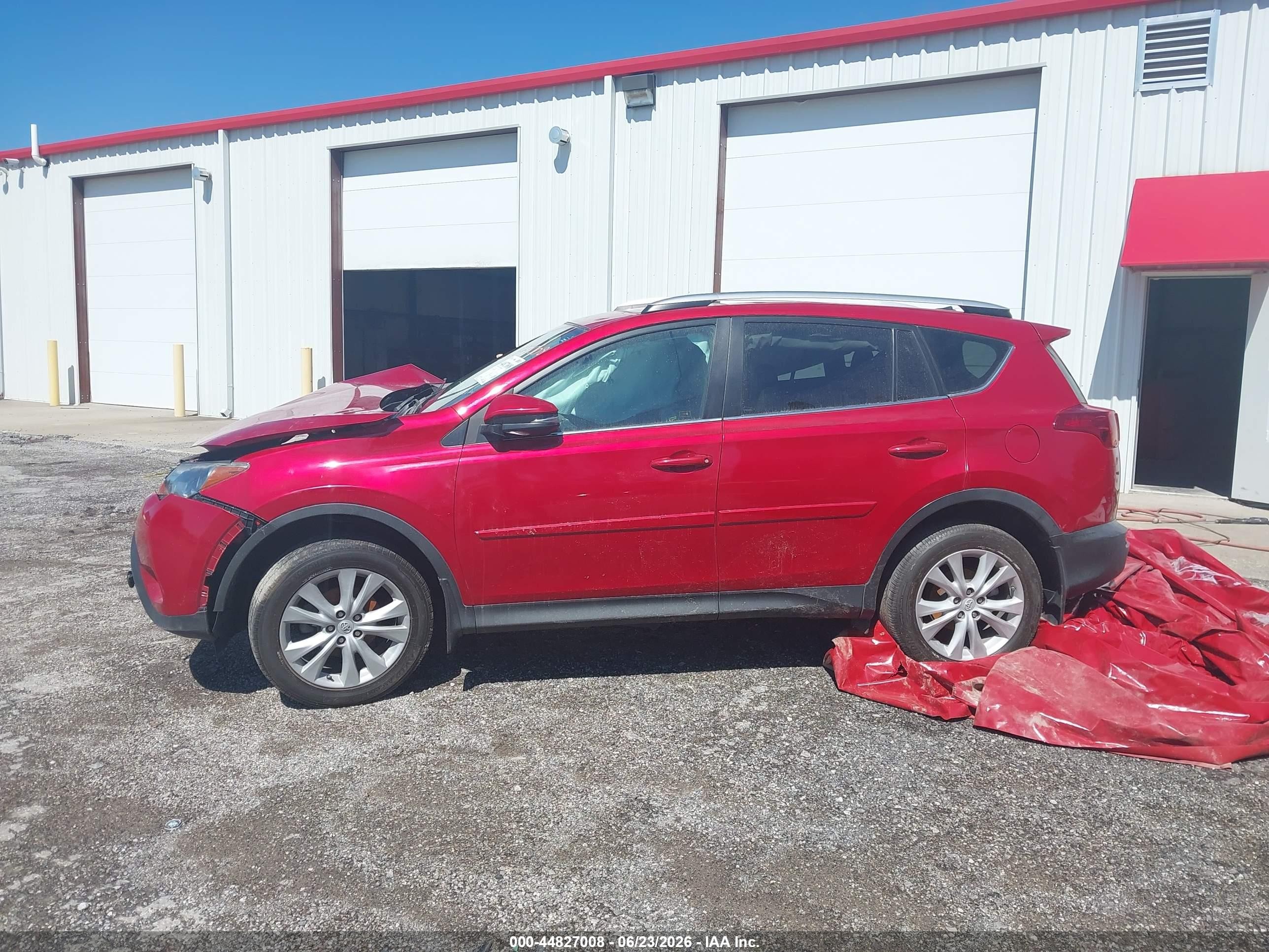 2015 Toyota Rav4 Limited Maroon vin: 2T3DFREV3FW407629