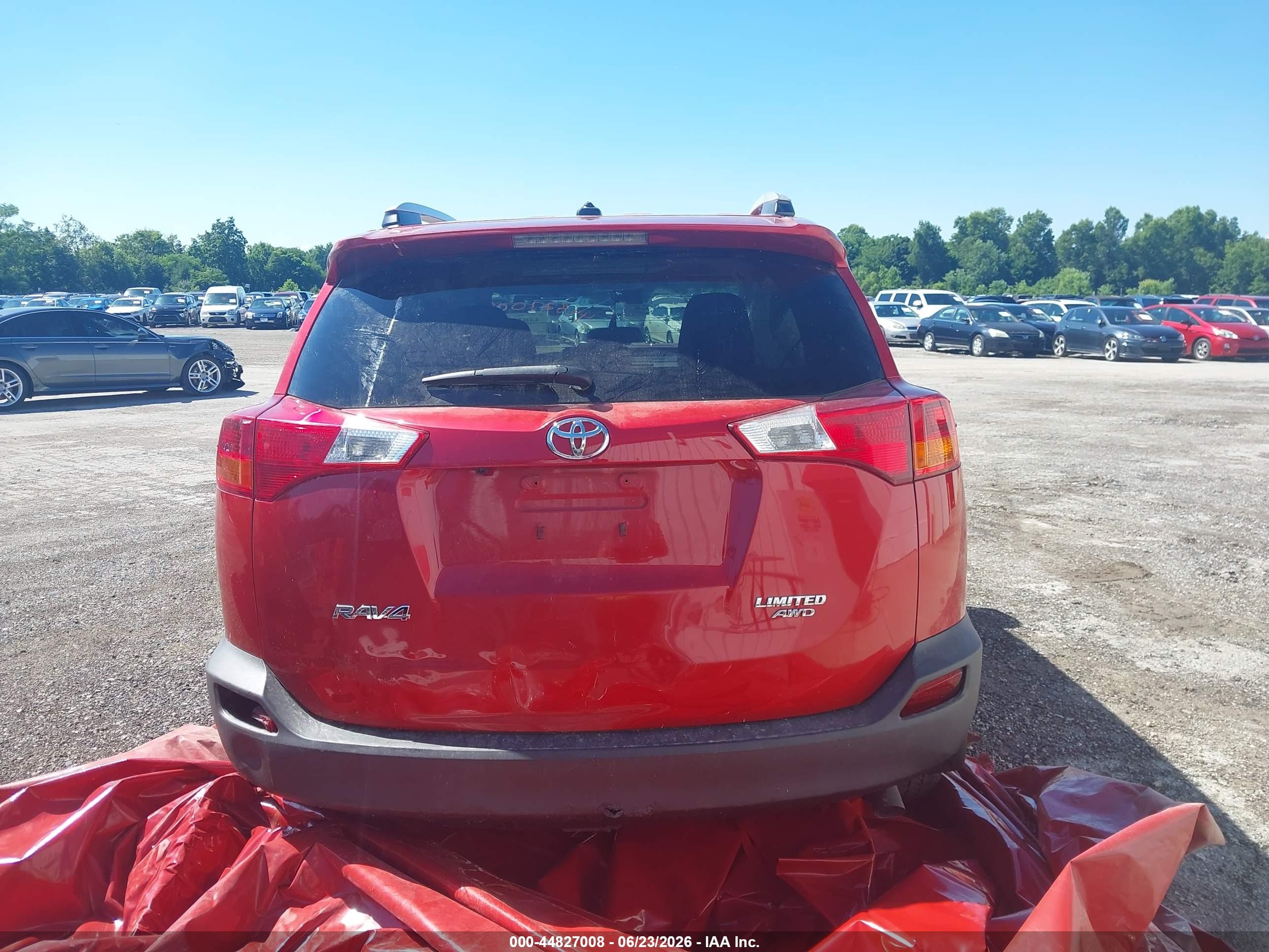 2015 Toyota Rav4 Limited Maroon vin: 2T3DFREV3FW407629