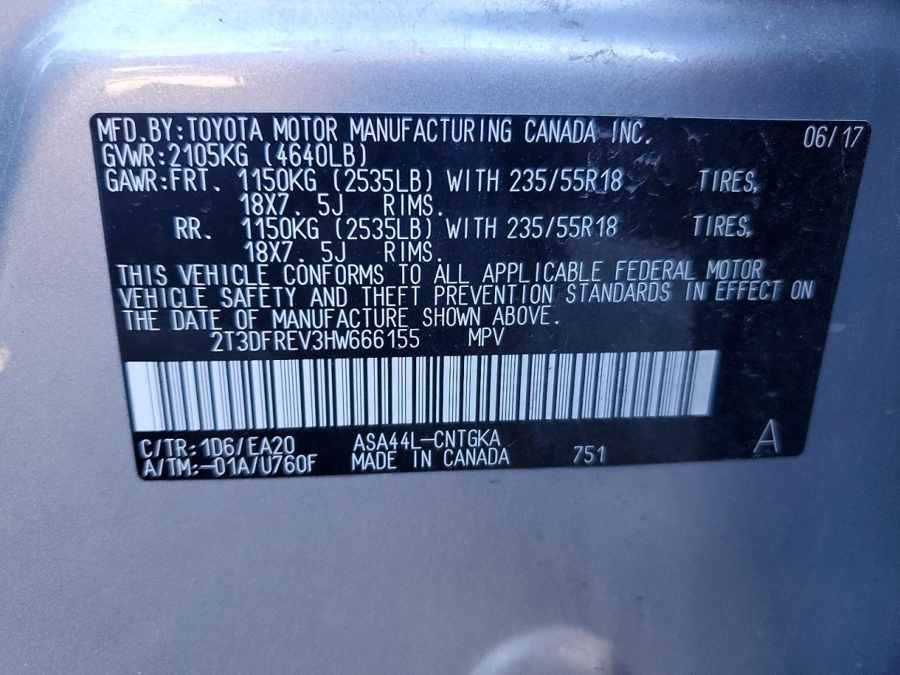 2017 Toyota Rav4 Limited Silver vin: 2T3DFREV3HW666155