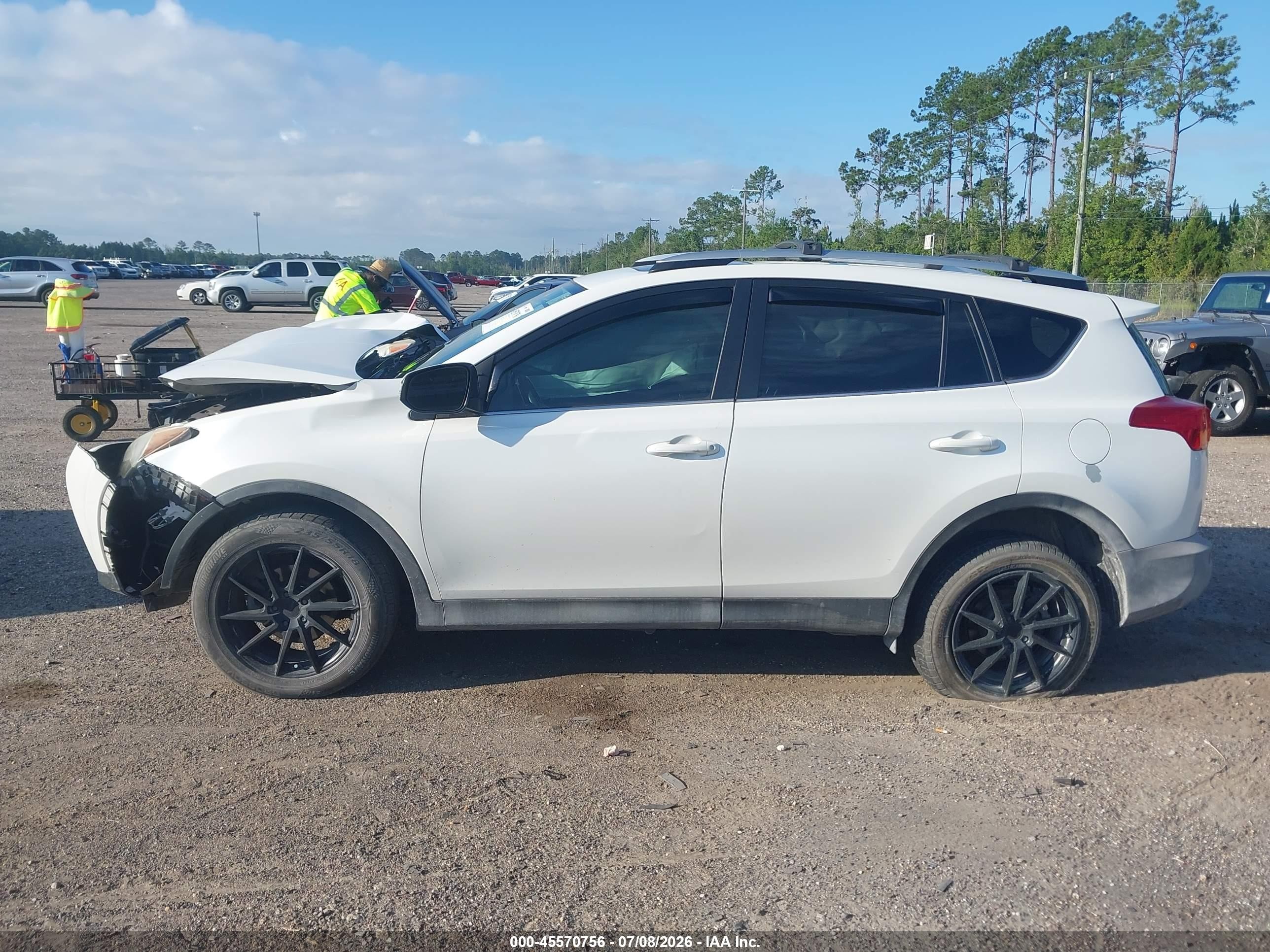 2013 Toyota Rav4 Limited White vin: 2T3DFREV4DW009441