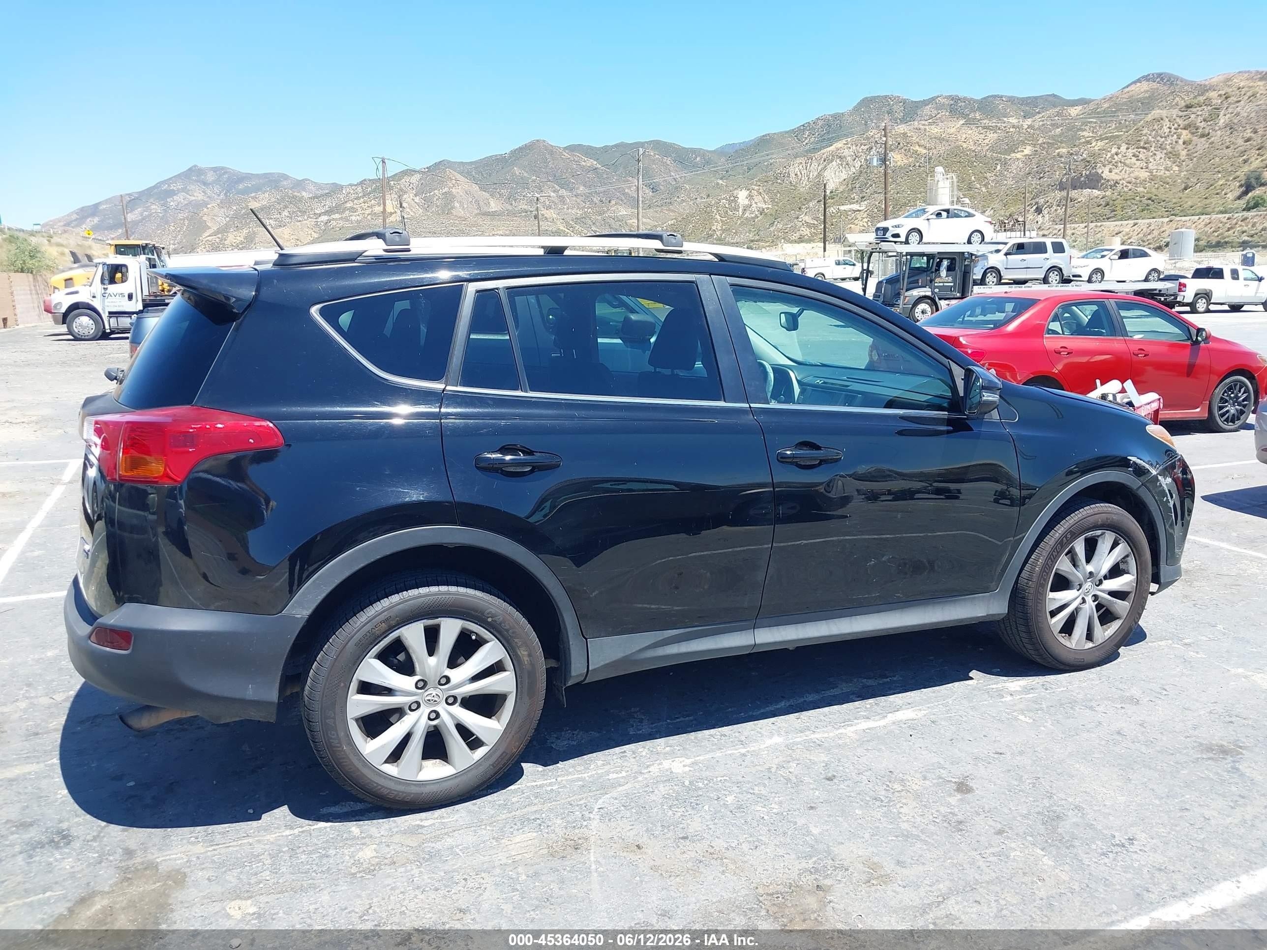2013 Toyota Rav4 Limited Black vin: 2T3DFREV4DW014736