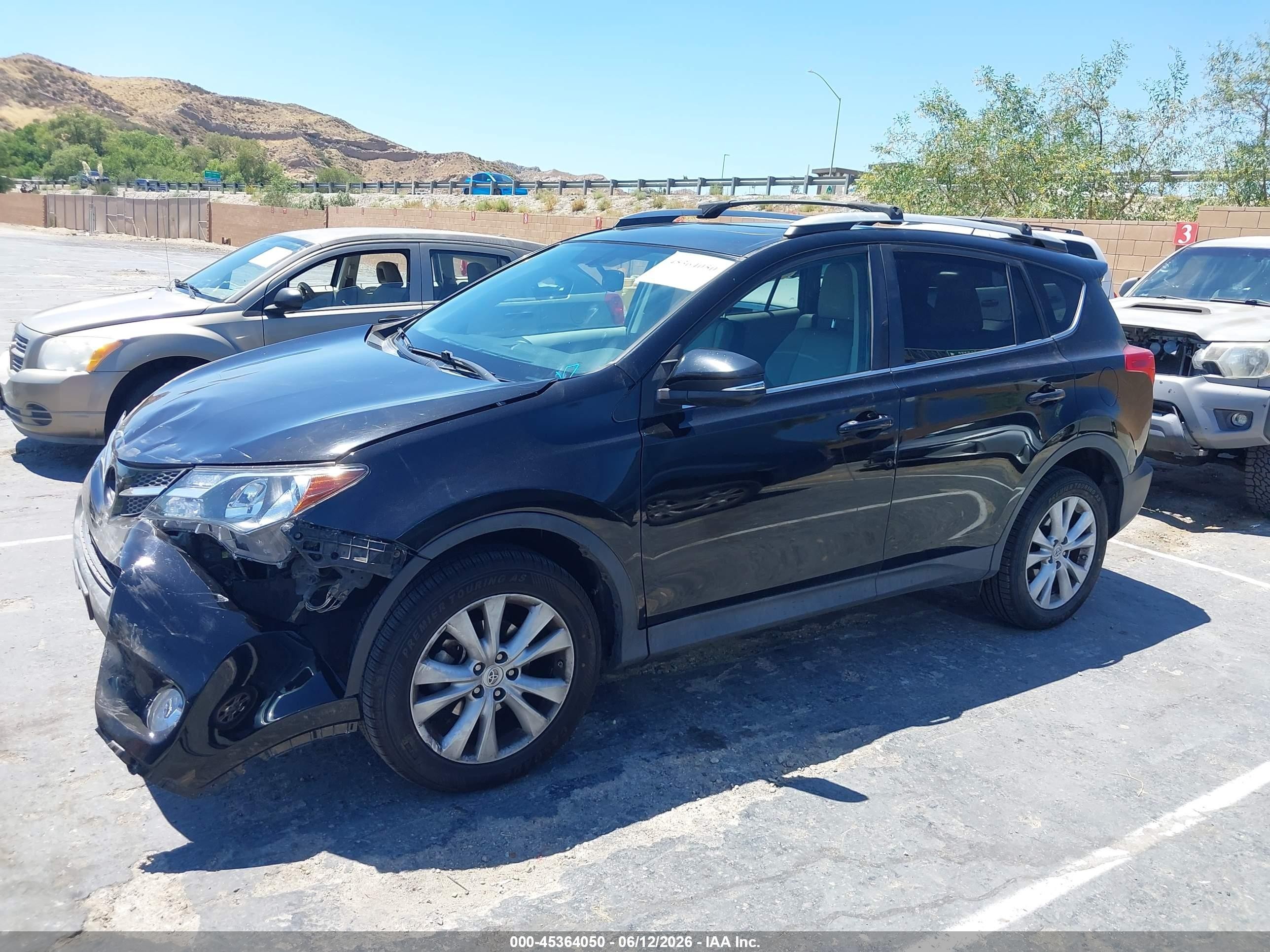 2013 Toyota Rav4 Limited Black vin: 2T3DFREV4DW014736