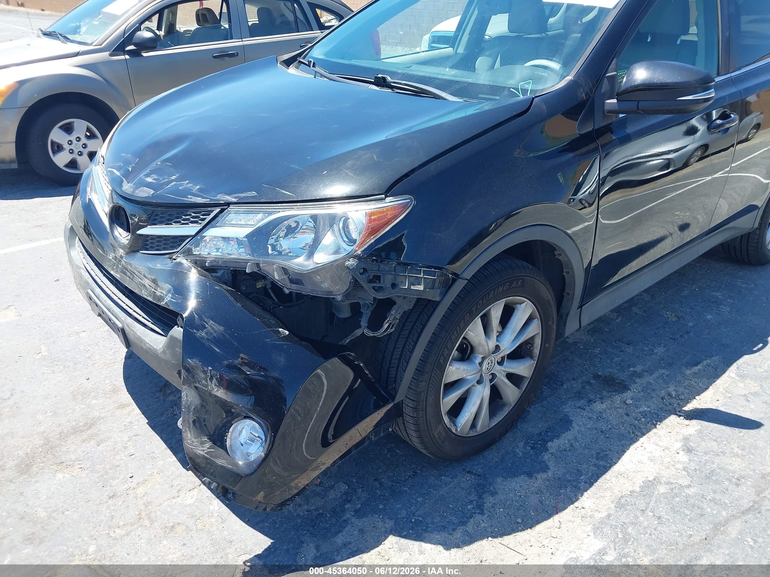 2013 Toyota Rav4 Limited Black vin: 2T3DFREV4DW014736