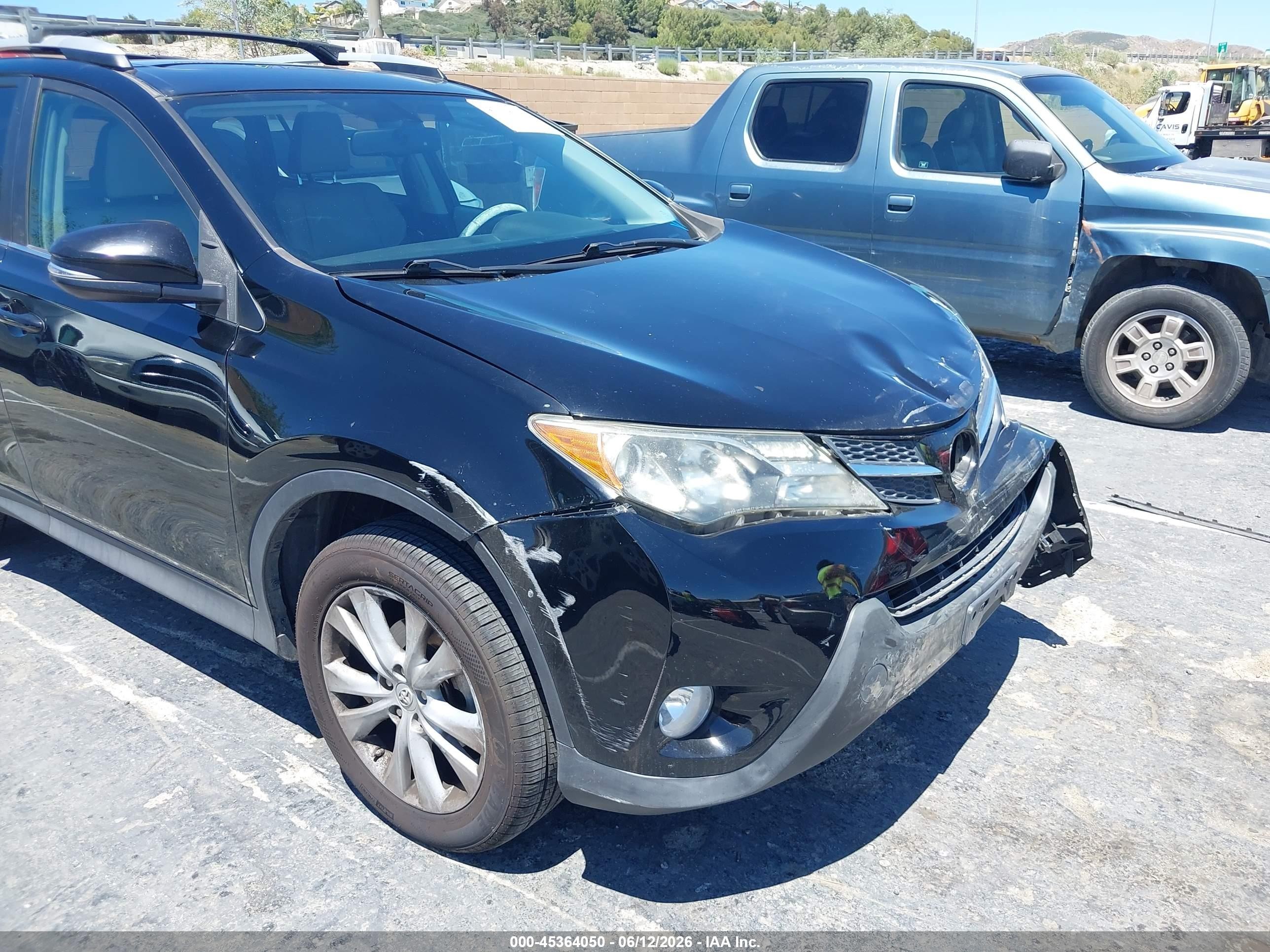 2013 Toyota Rav4 Limited Black vin: 2T3DFREV4DW014736