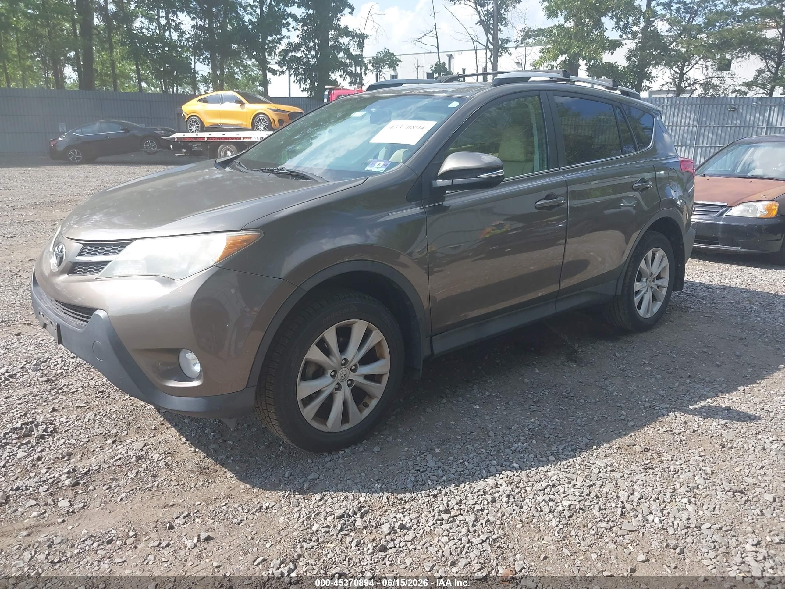 2013 Toyota Rav4 Limited Gray vin: 2T3DFREV4DW042228