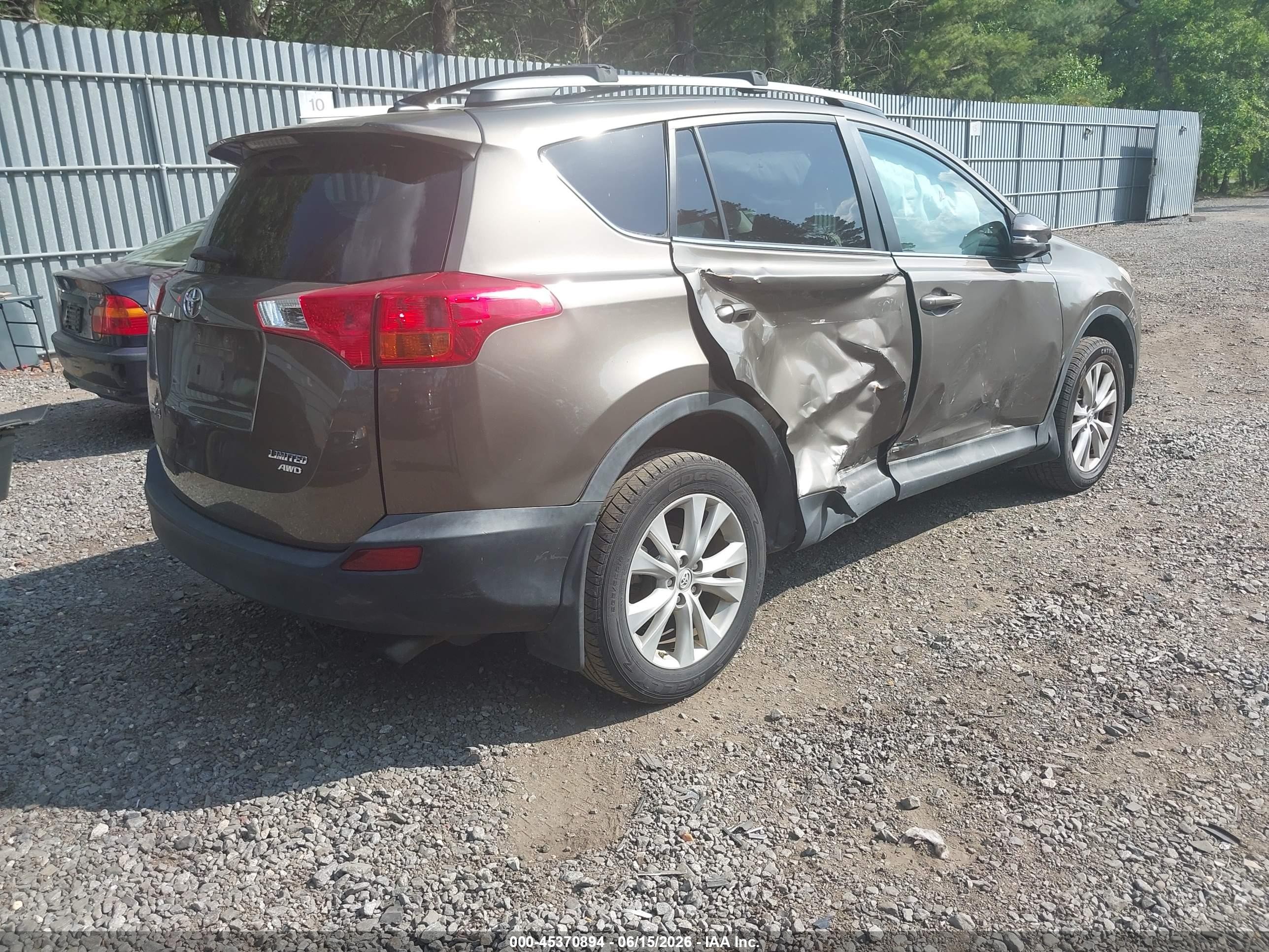 2013 Toyota Rav4 Limited Gray vin: 2T3DFREV4DW042228