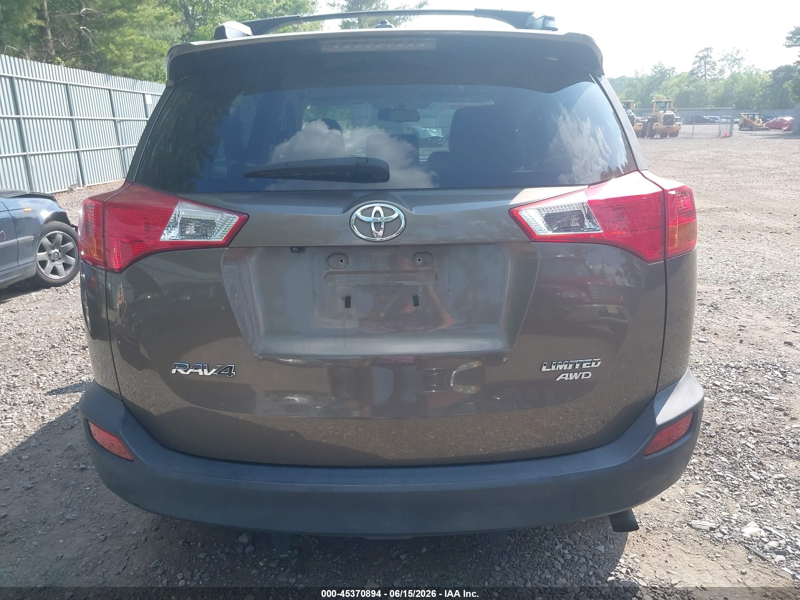 2013 Toyota Rav4 Limited Gray vin: 2T3DFREV4DW042228