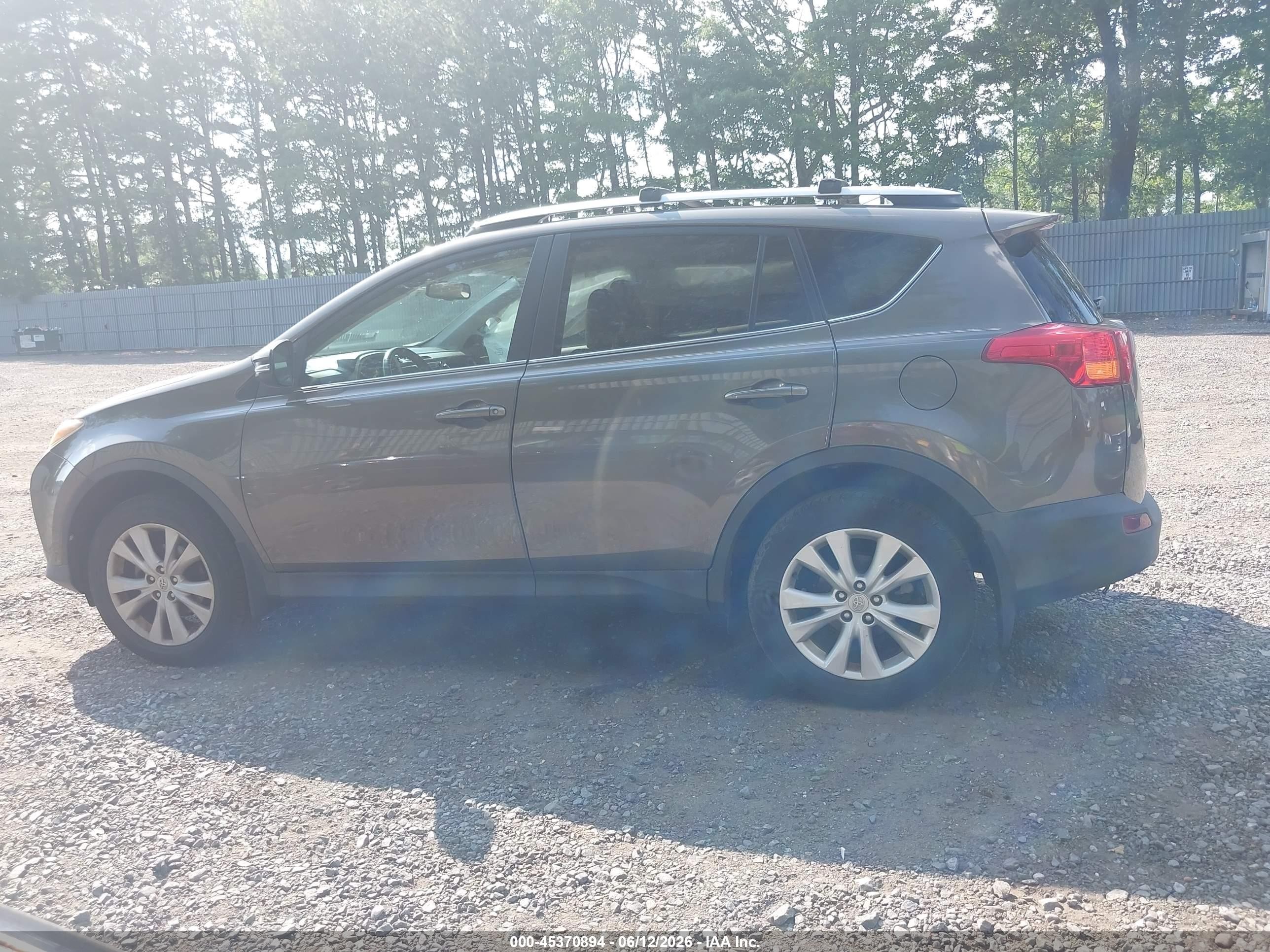 2013 Toyota Rav4 Limited Gray vin: 2T3DFREV4DW042228