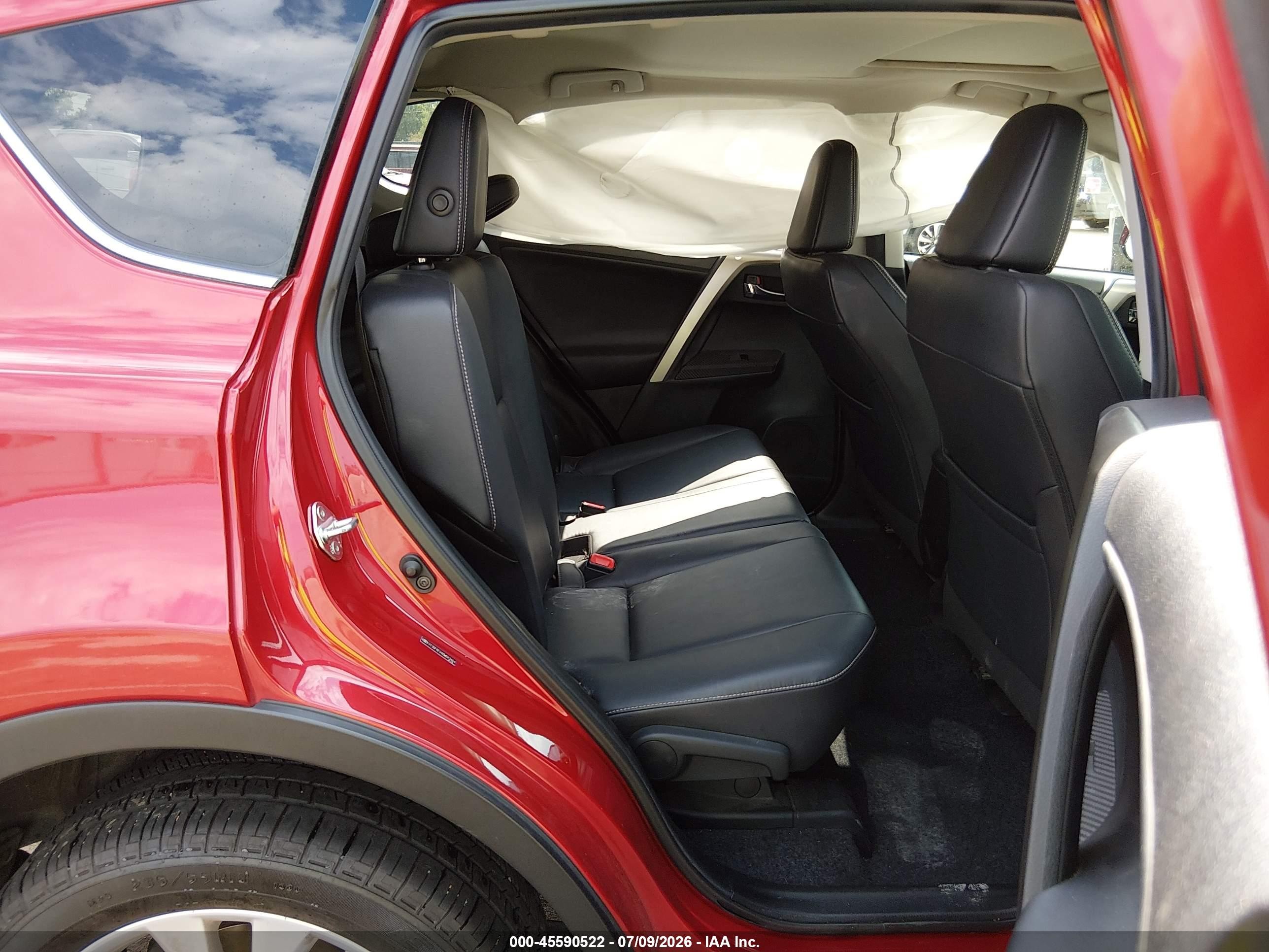 2013 Toyota Rav4 Limited Красный vin: 2T3DFREV4DW043461