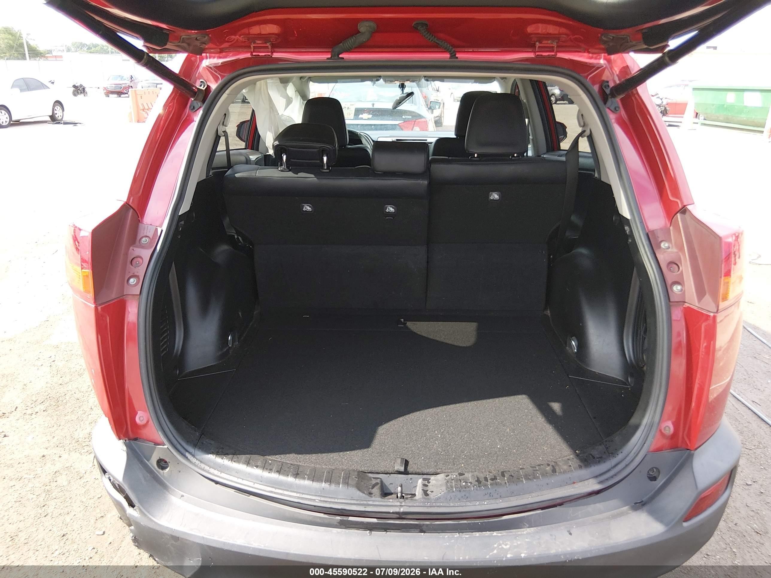 2013 Toyota Rav4 Limited Красный vin: 2T3DFREV4DW043461