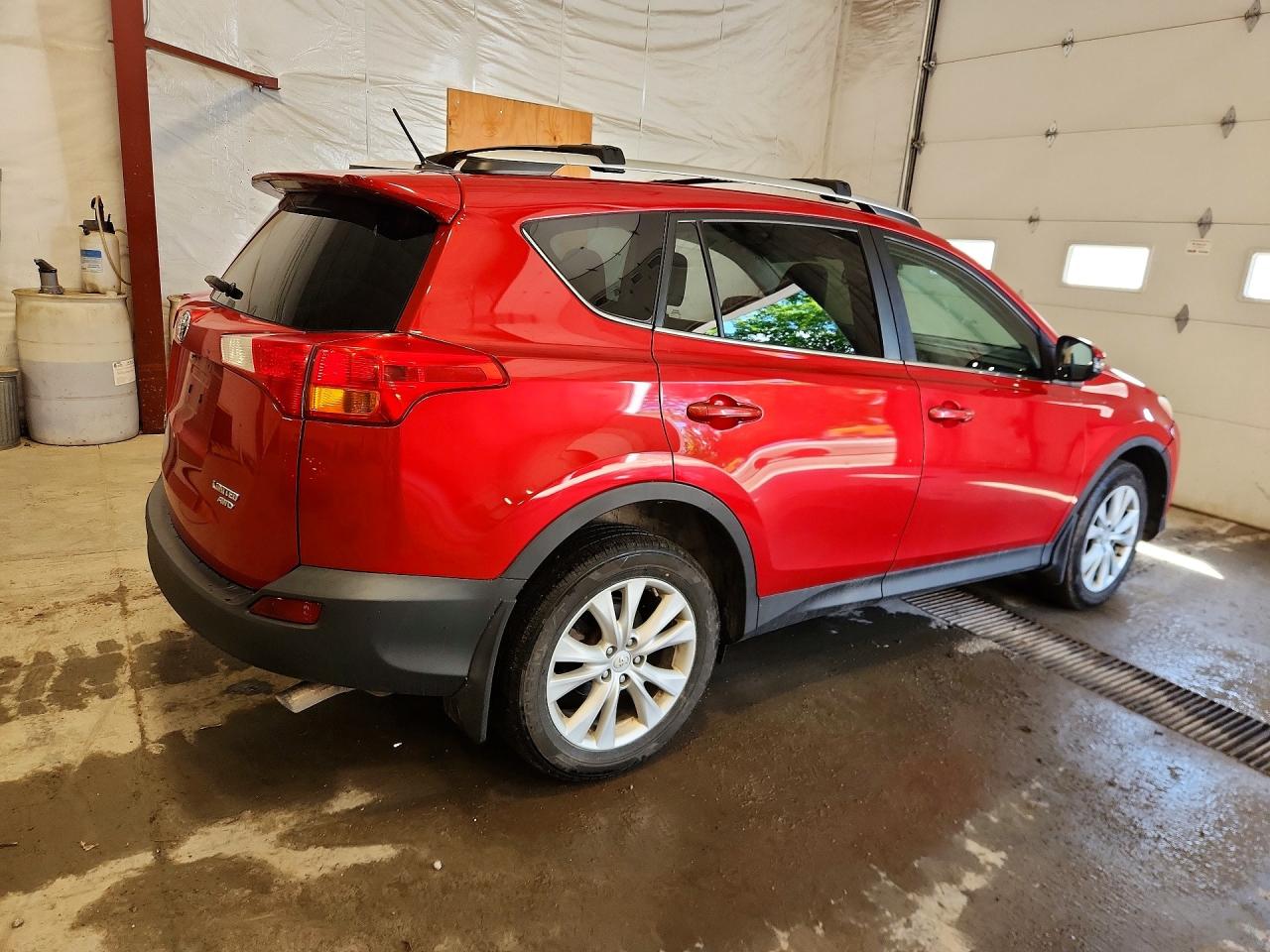 2013 Toyota Rav4 Limited Red vin: 2T3DFREV4DW050586