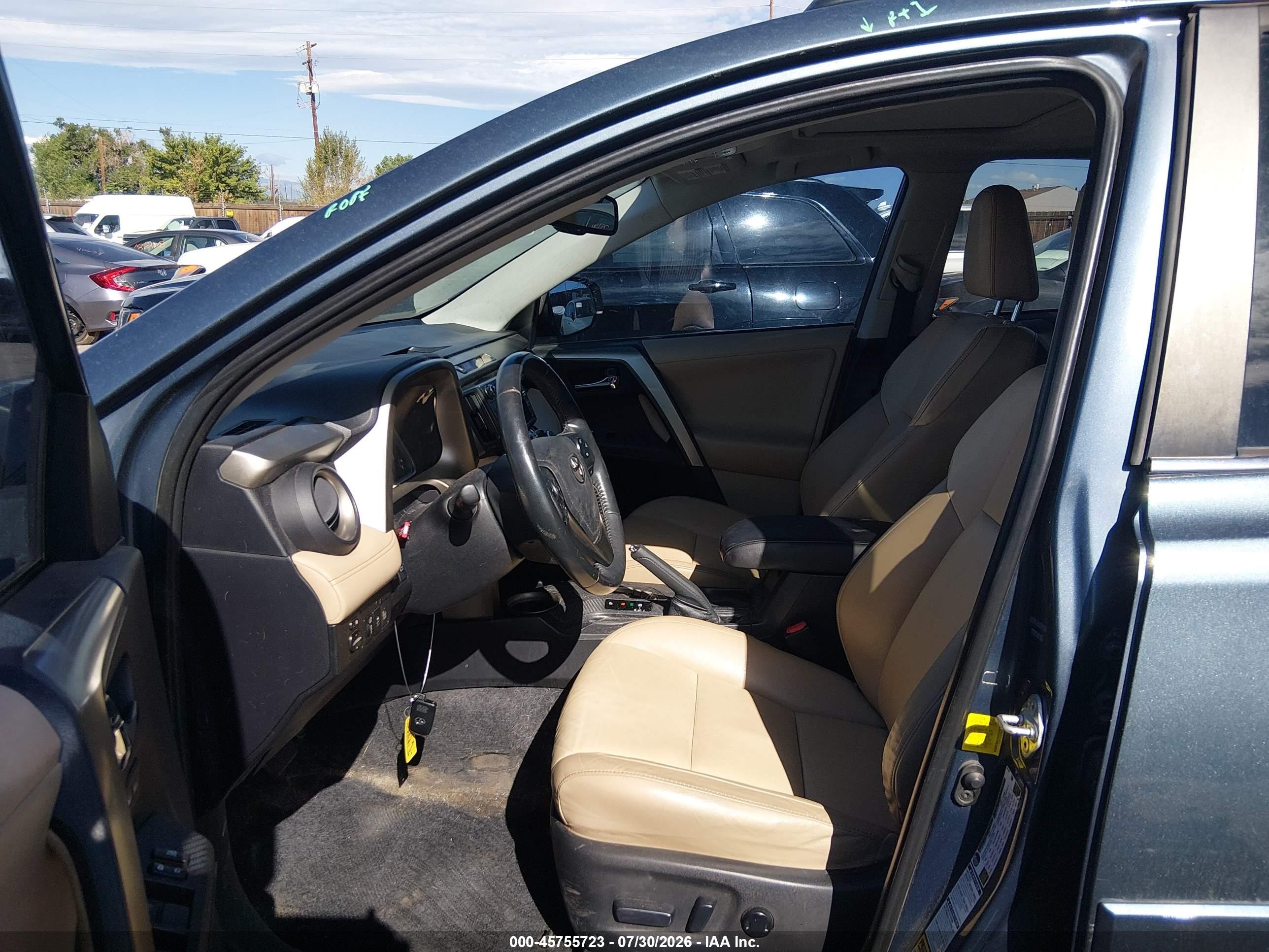 2013 Toyota Rav4 Limited Blue vin: 2T3DFREV4DW063449